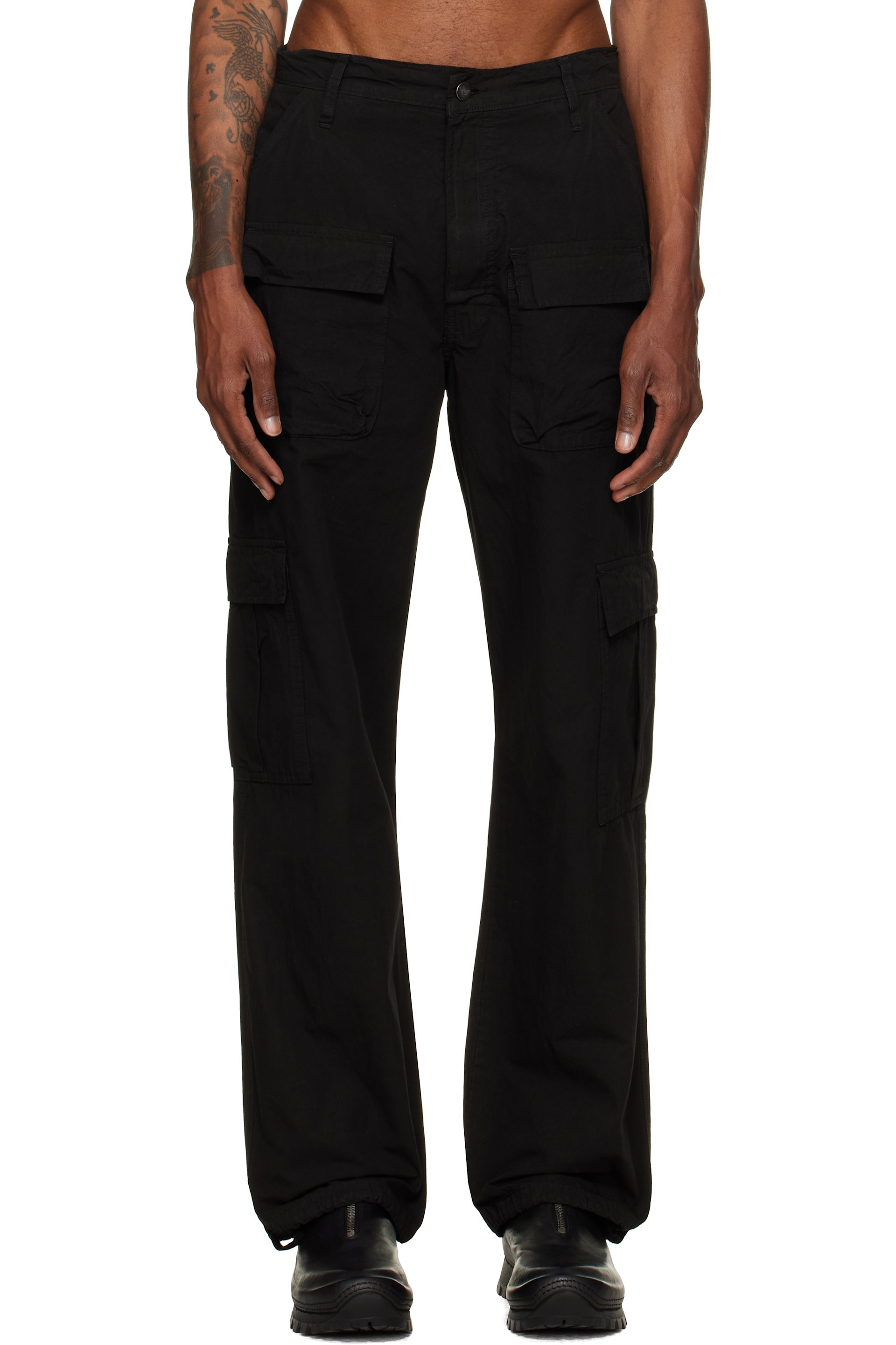ALEXANDER DIGENOVA - Black Cargo Pants