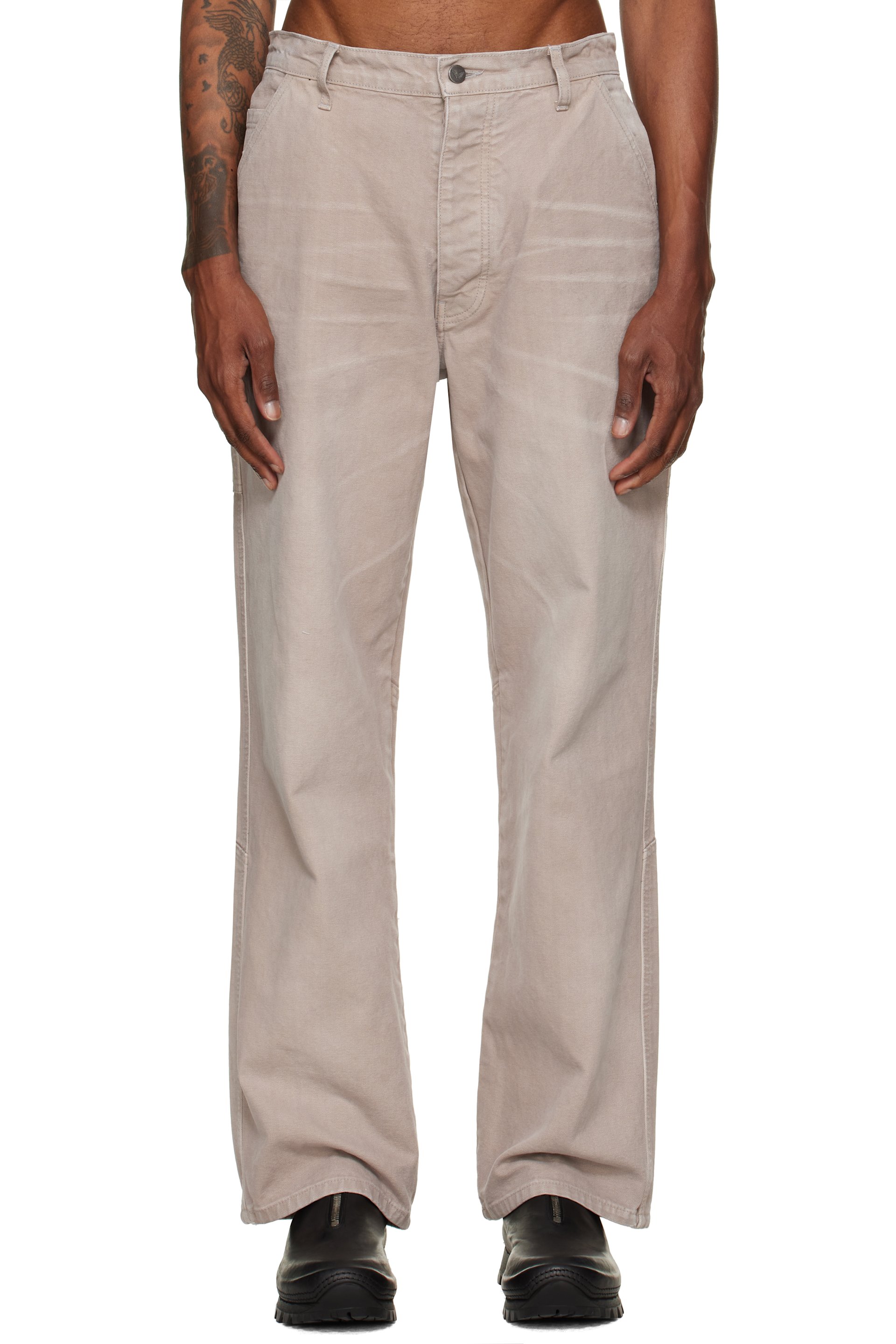 ALEXANDER DIGENOVA - Taupe Underground Cargo Pants