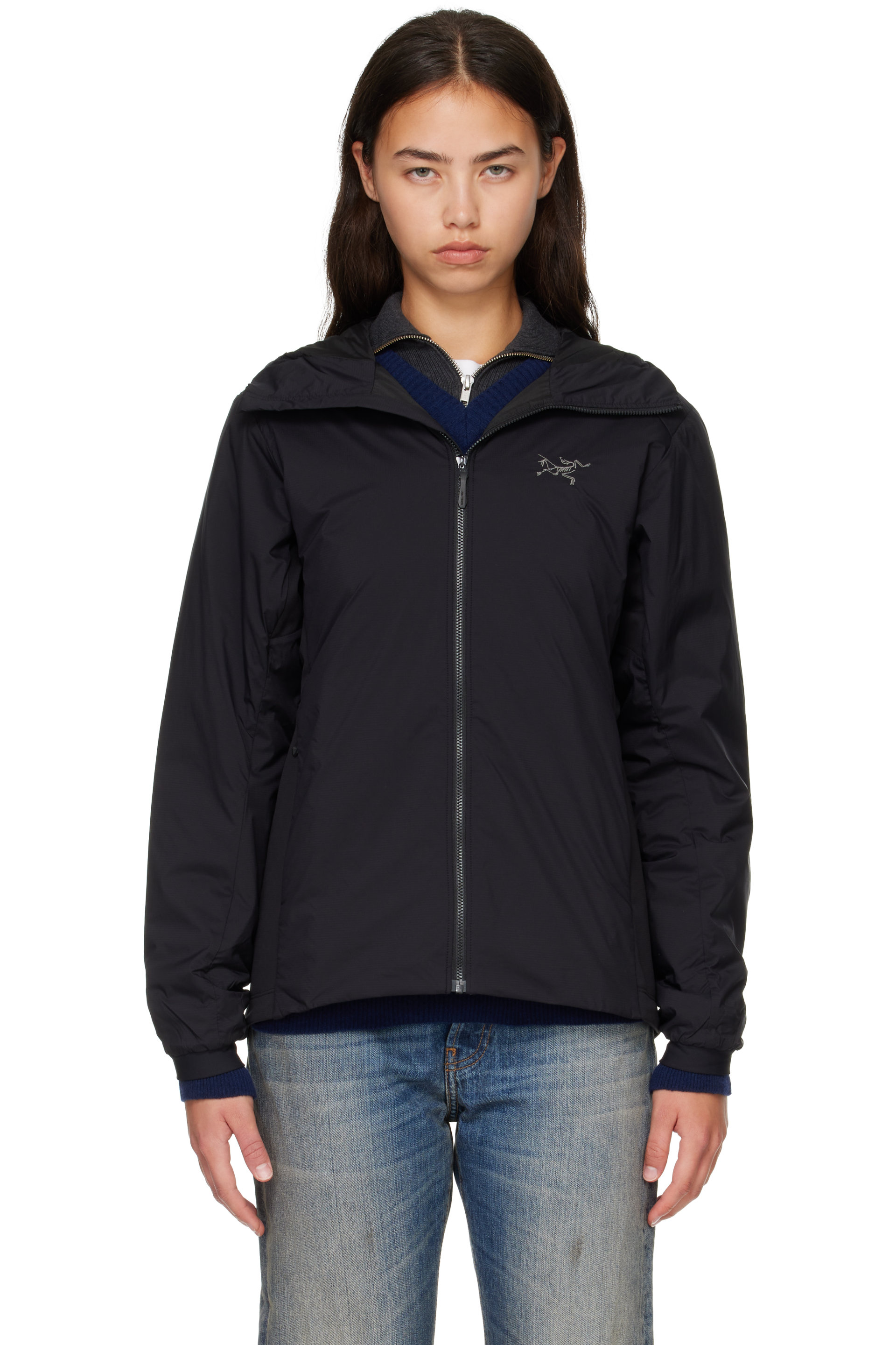 Arc'teryx - Blouson Atom noir à capuche