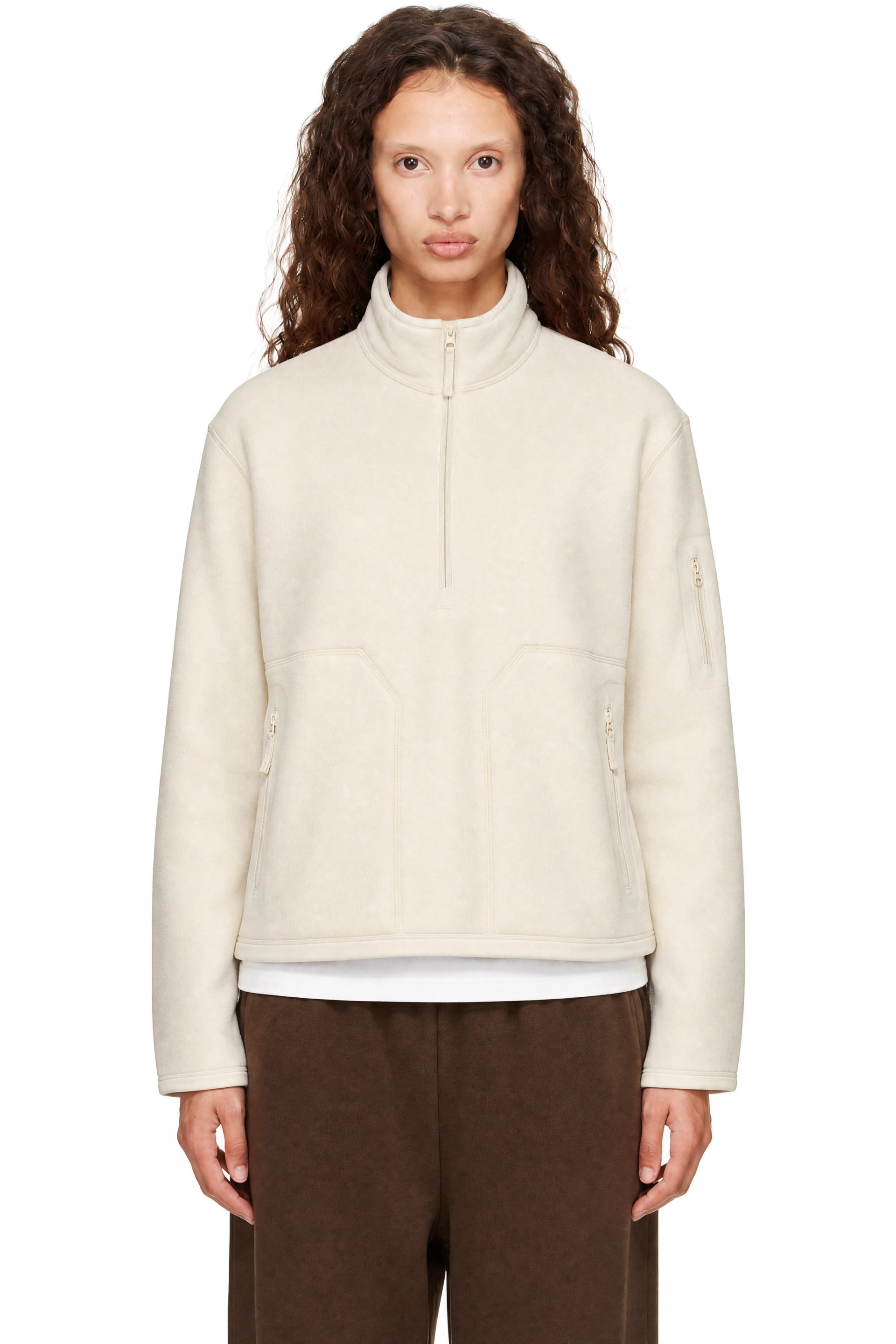 Arc'teryx - Off-White Covert 1/2 Zip Neck Sweatshirt