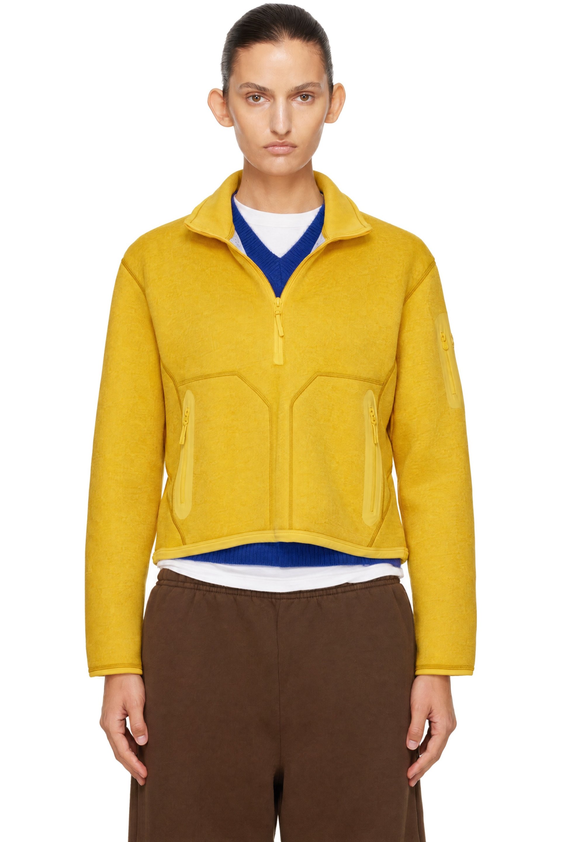 Arc'teryx - Yellow Covert 1/2 Zip Neck Sweater
