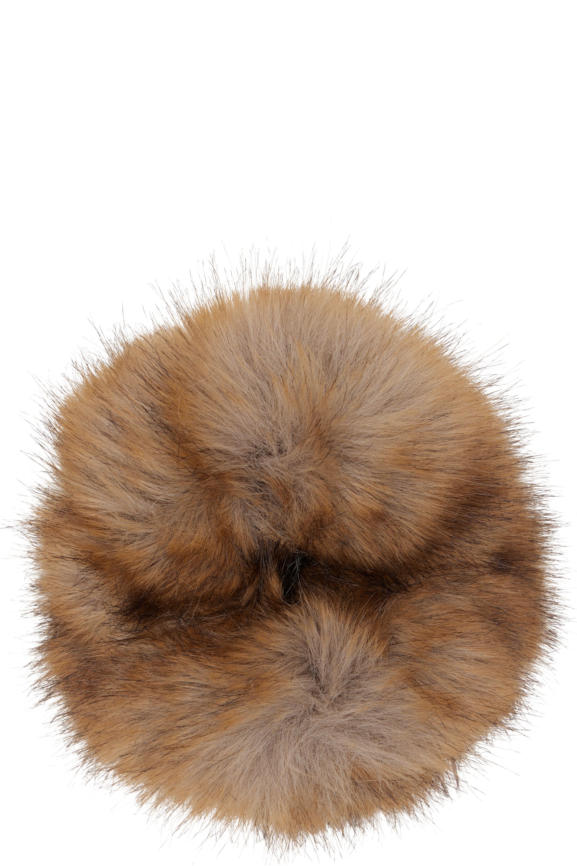 Balenciaga - Beige Holli Faux Fur Scrunchie