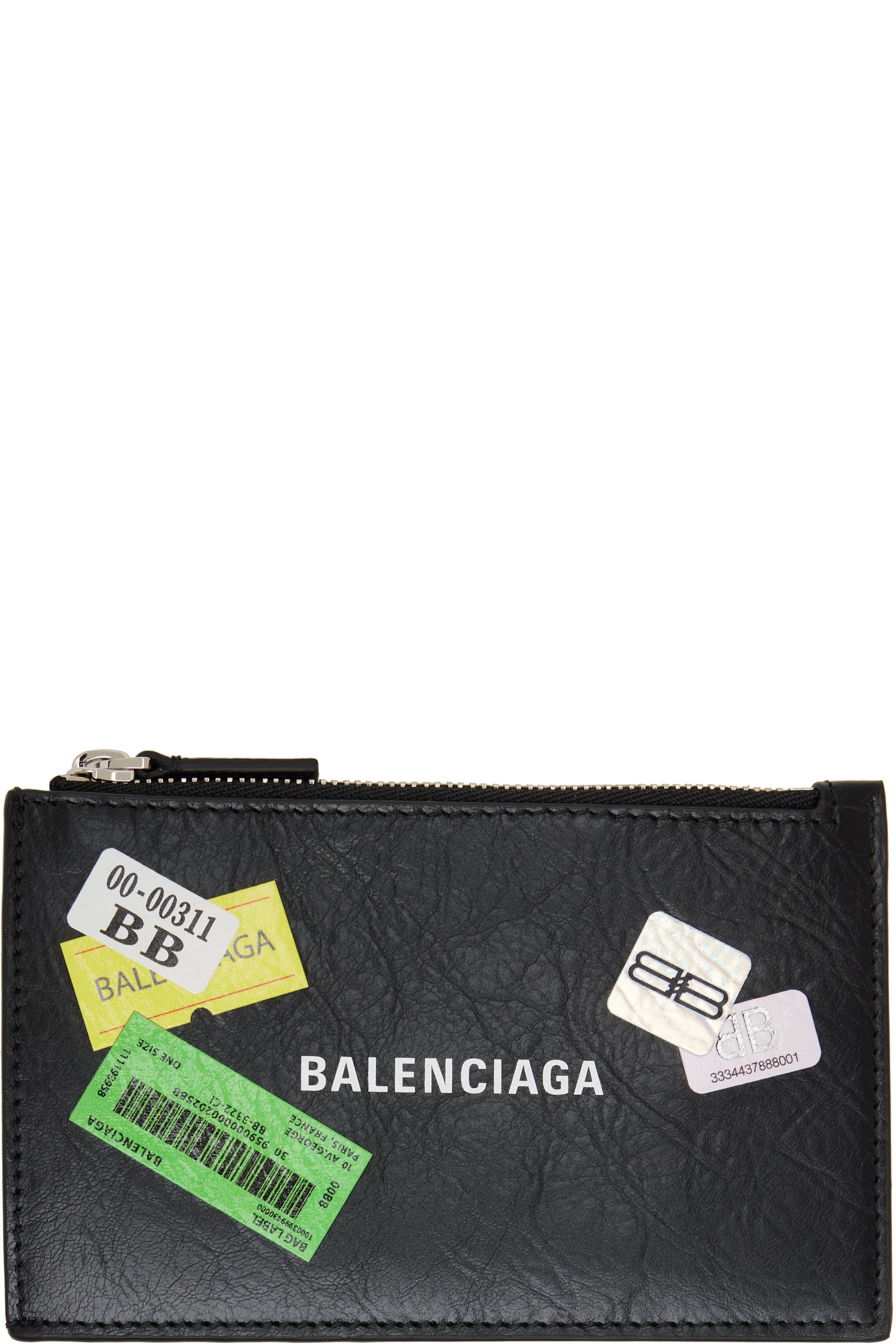Balenciaga - Black Cash Large Long Card Holder