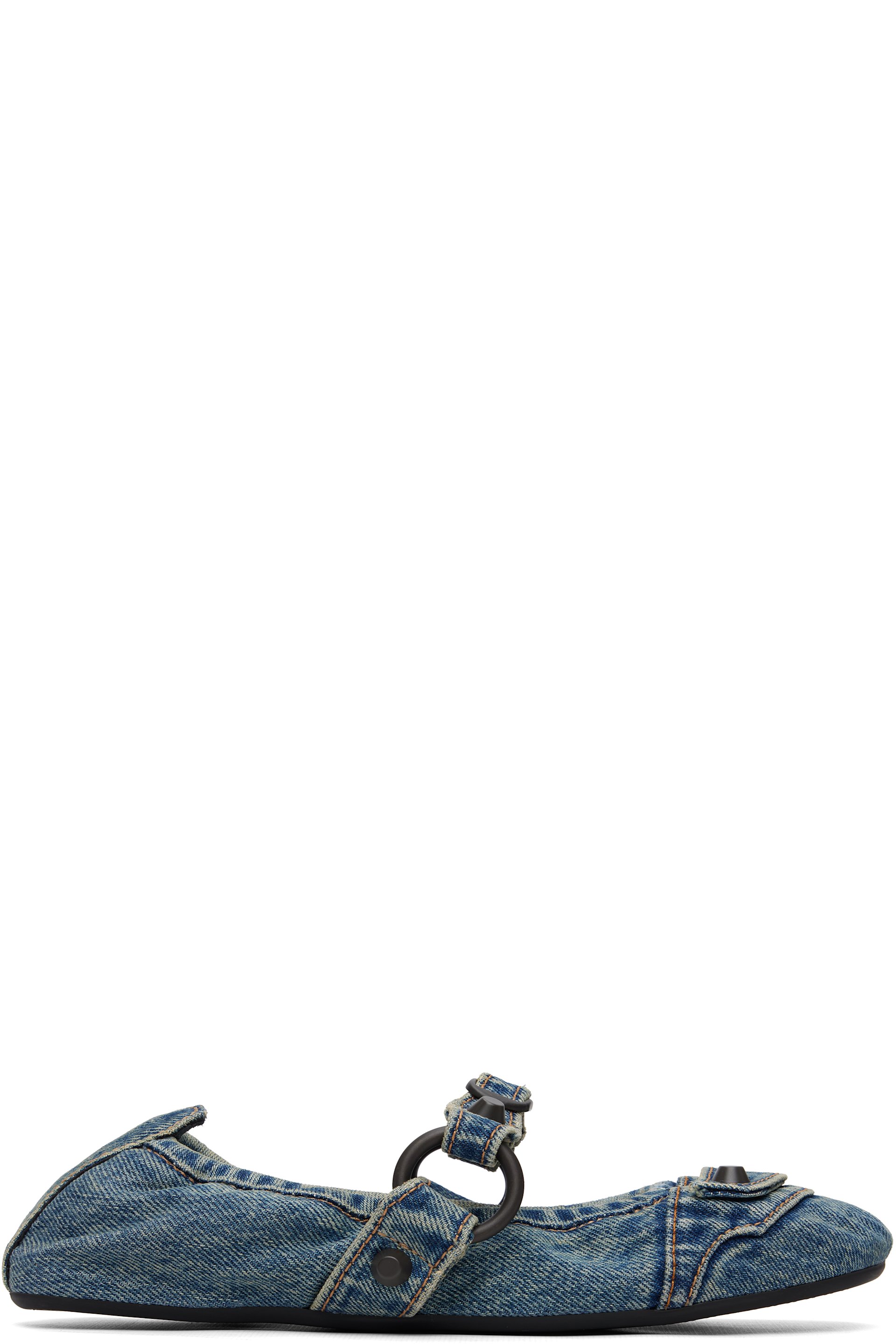 Balenciaga - Blue City Ballerina Flats