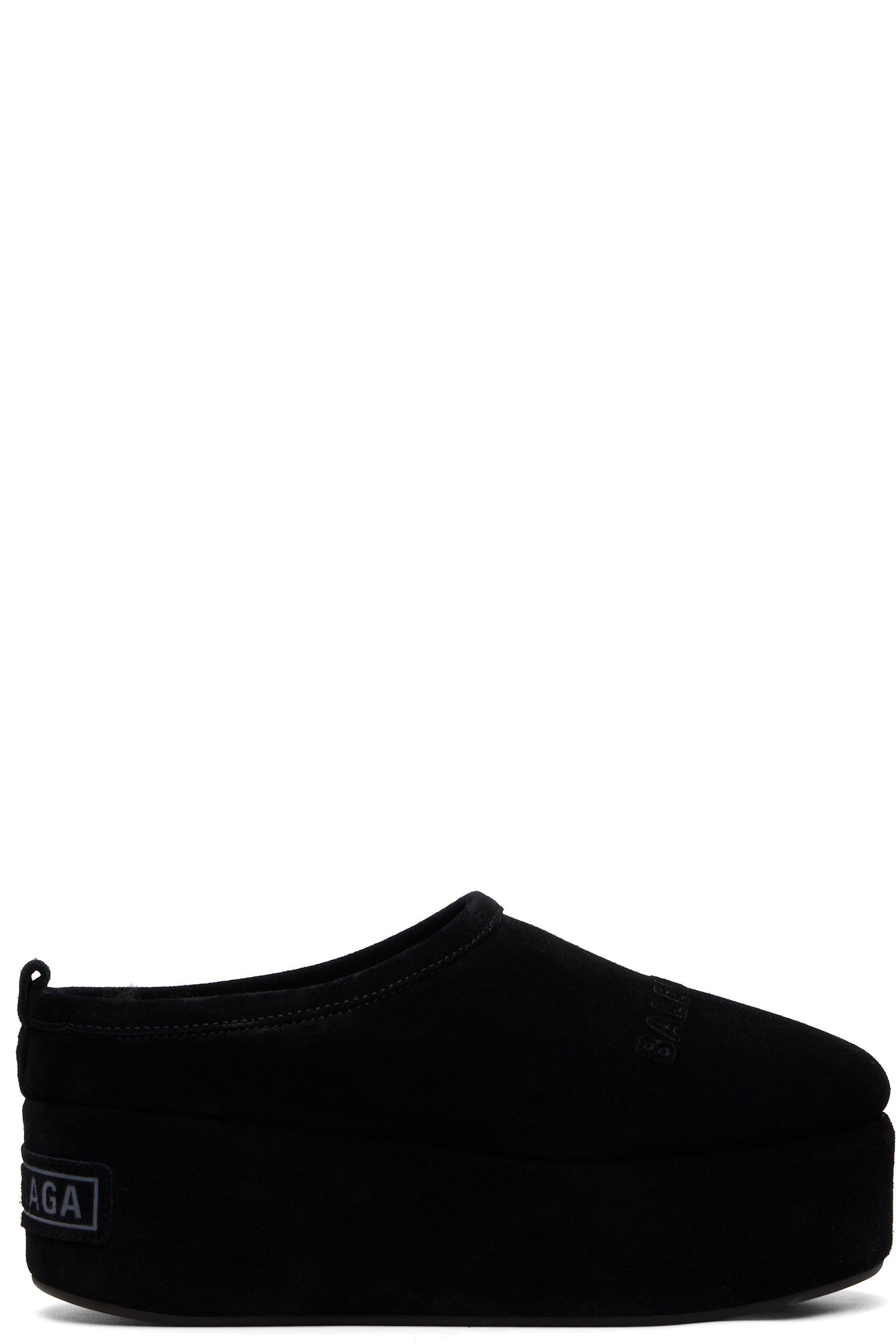 Balenciaga - Black Alaska Soft Platform Loafers