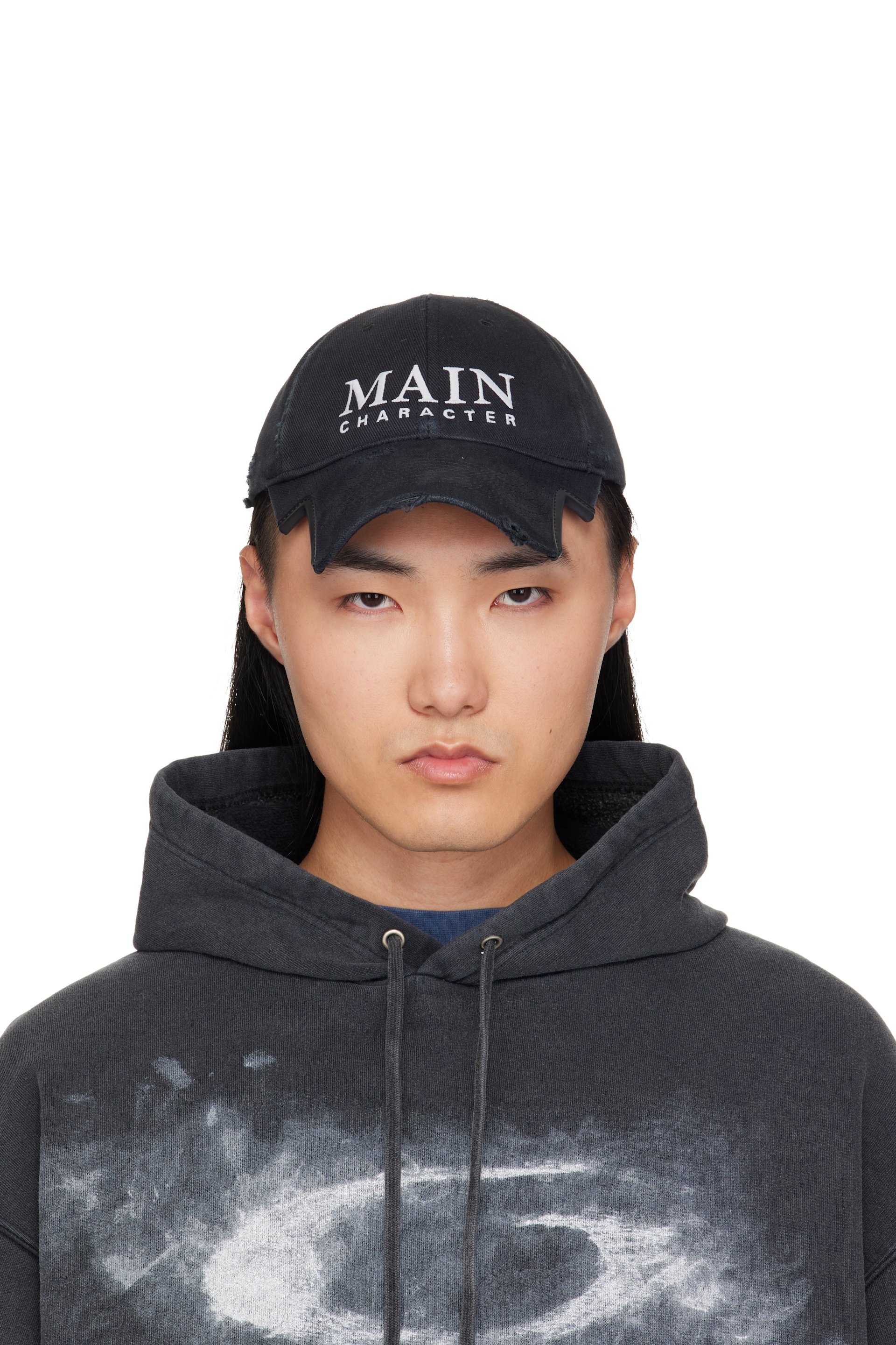 Balenciaga - Black Faded Cotton Drill Cap