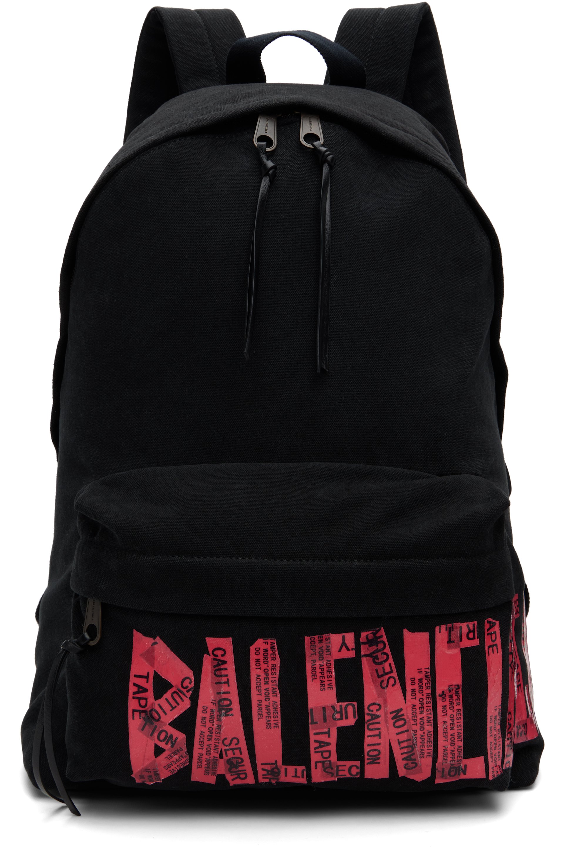 Balenciaga - Black Tape Type Backpack