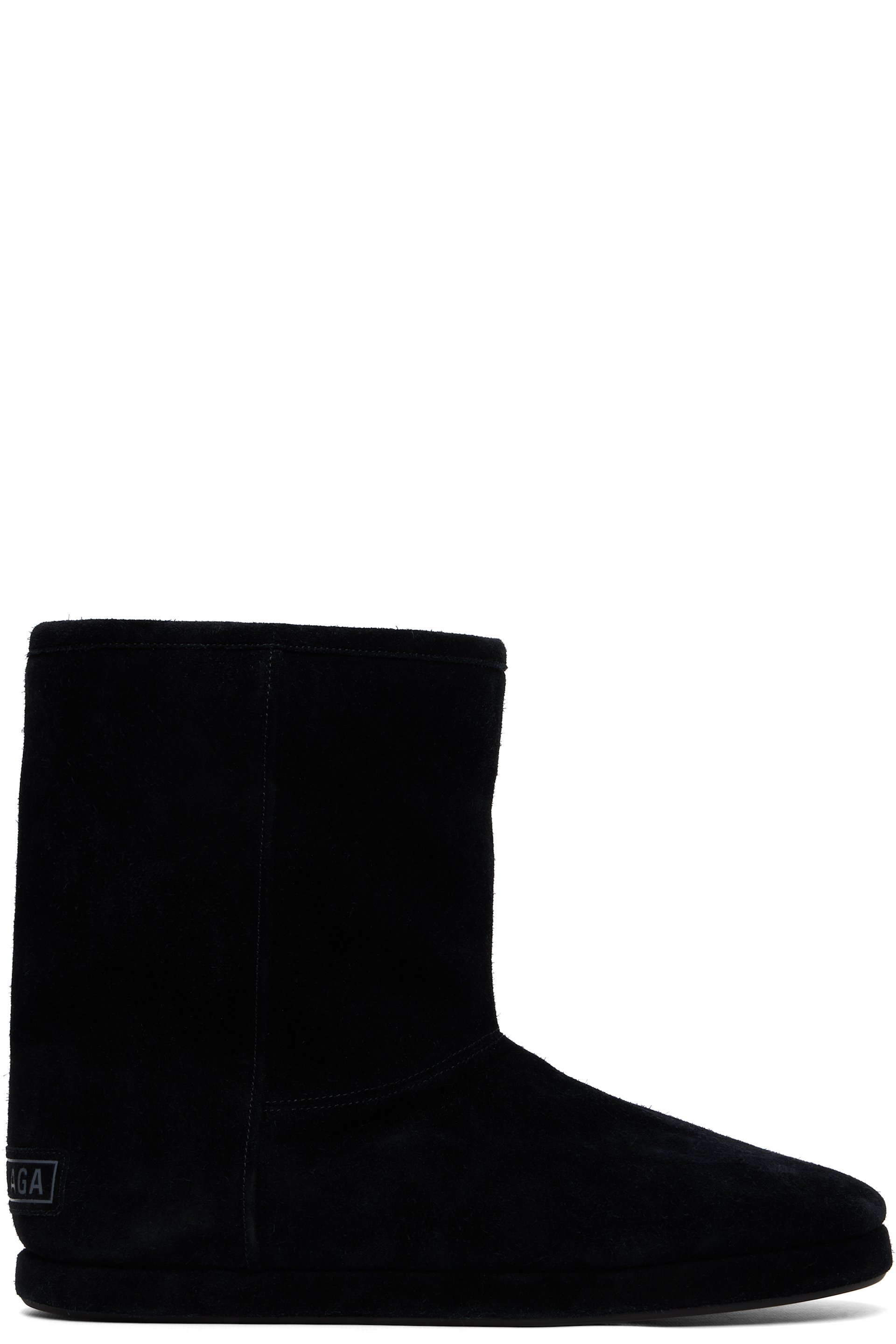 Balenciaga - Bottes Alaska noires en suède