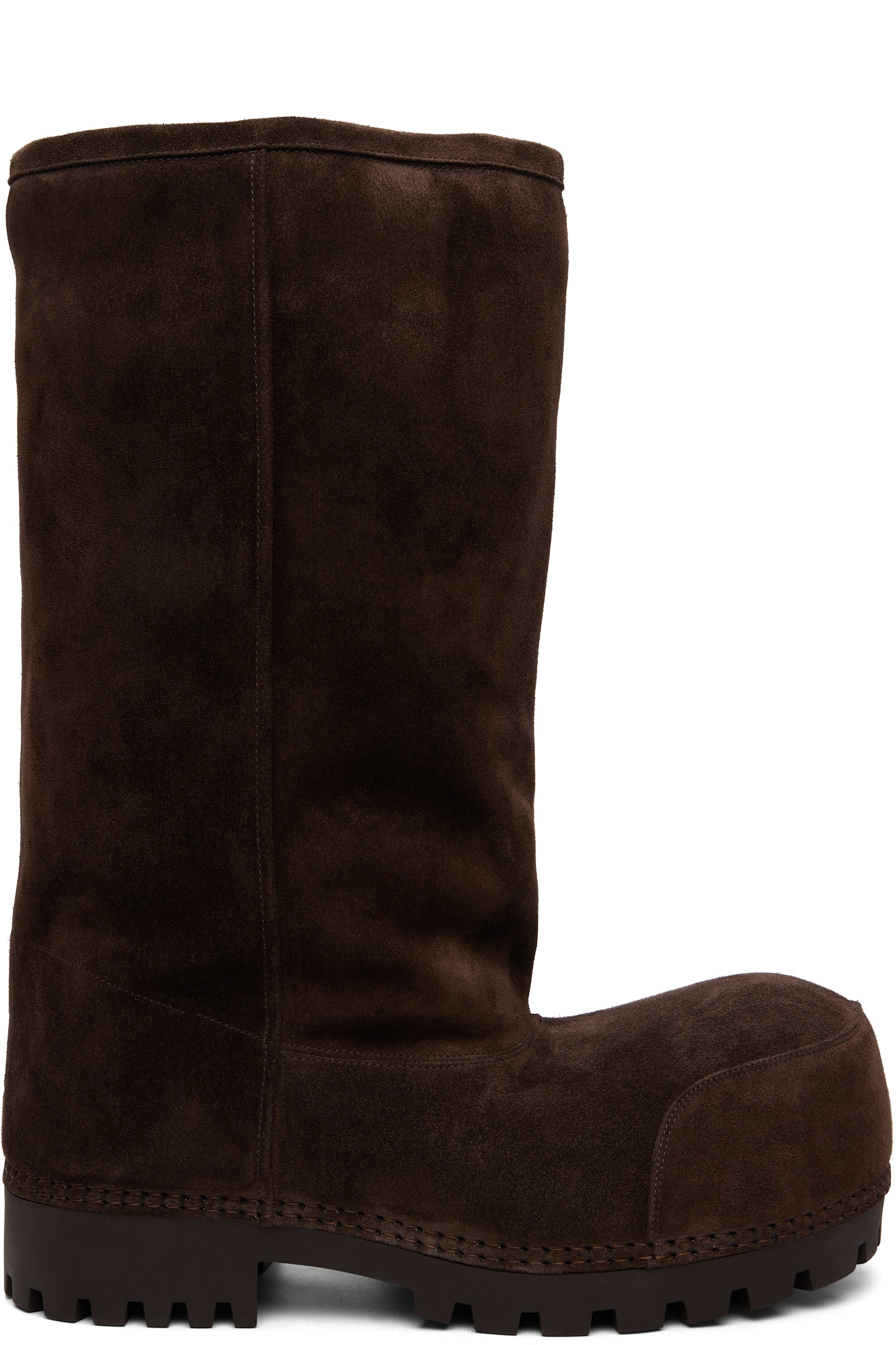 Balenciaga - Bottes hautes Alaska brunes