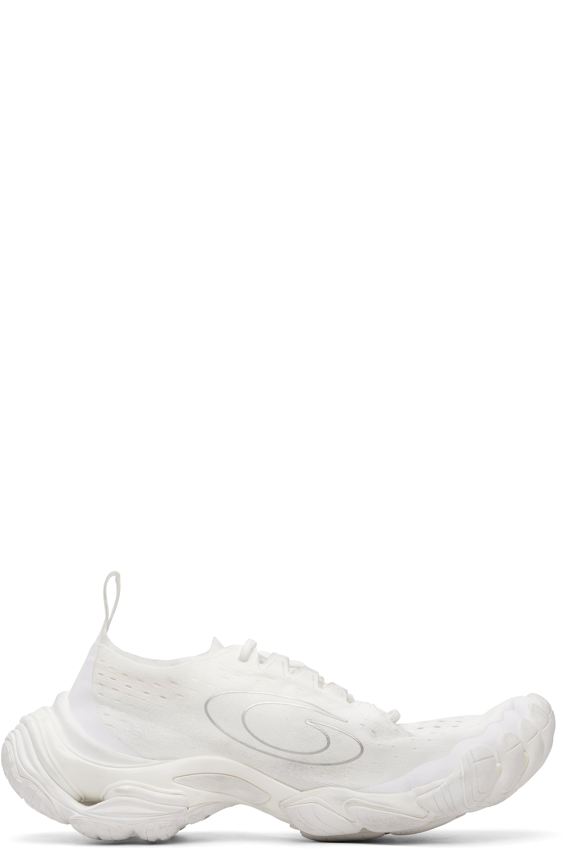 Balenciaga - Baskets de course blanches à bout anatomique
