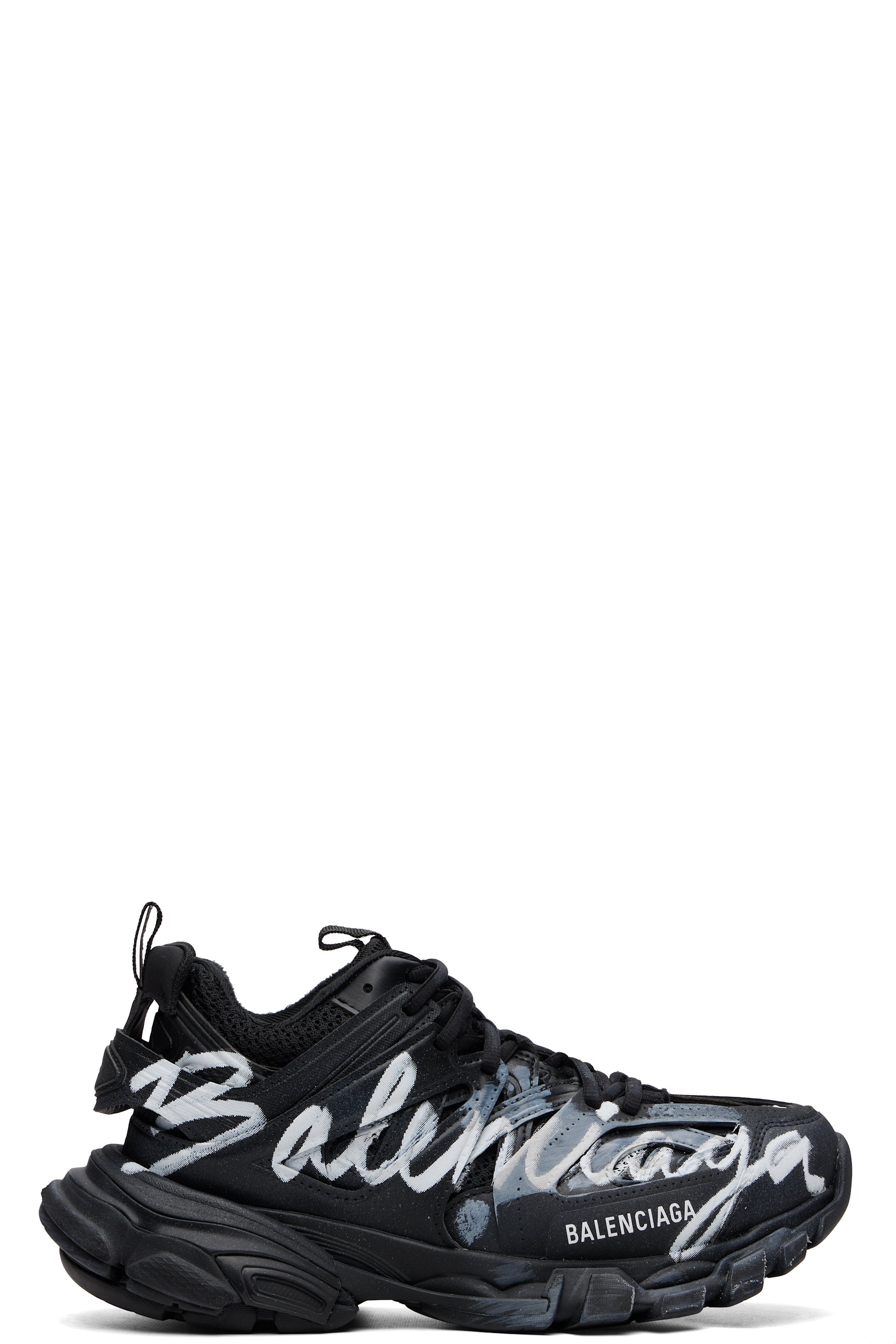 Balenciaga - Black Track Signature Sneakers