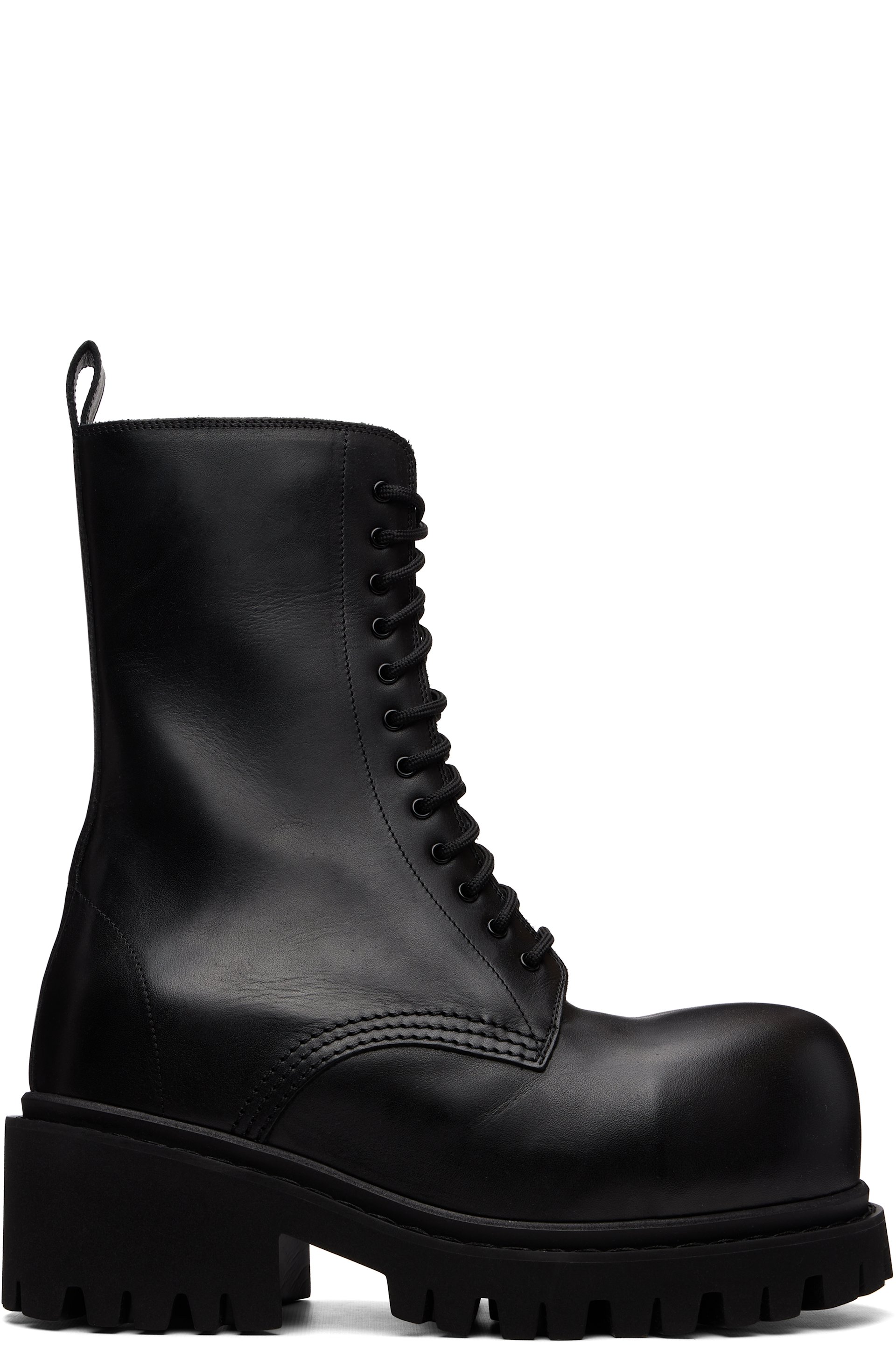 Balenciaga - Bottes Stomper noires