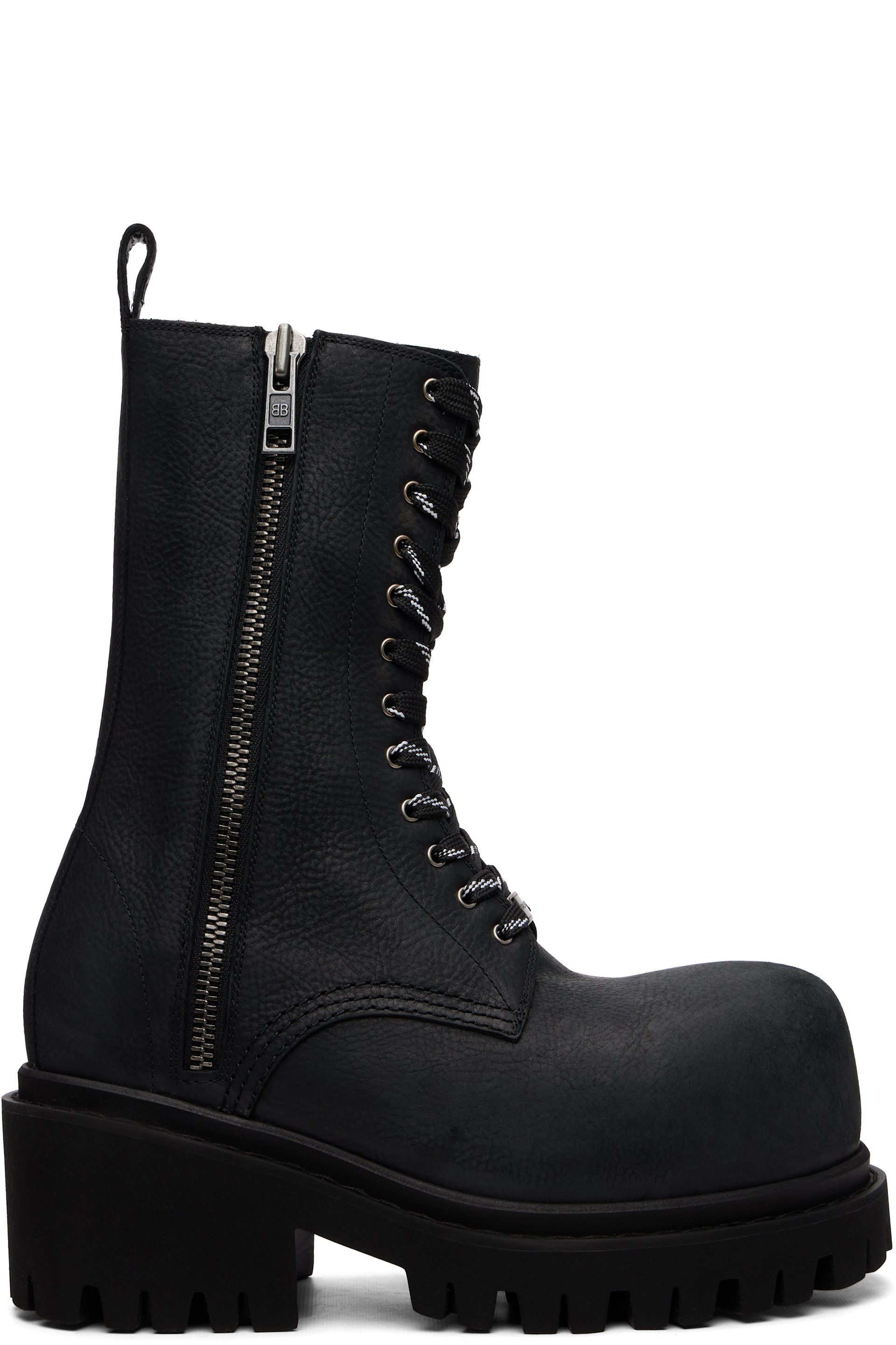 Balenciaga - Bottes Stomper noires