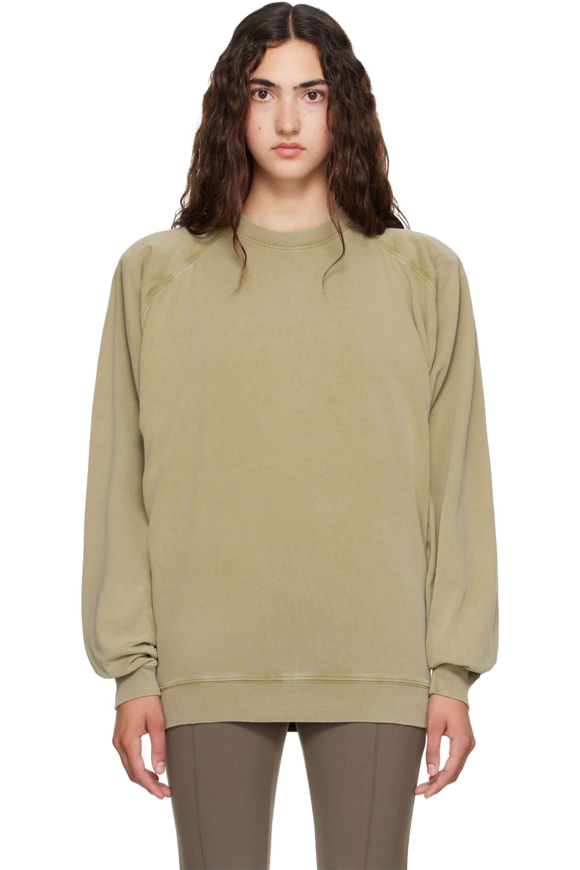 Mugler - Beige Bat Long Sleeve T-shirt