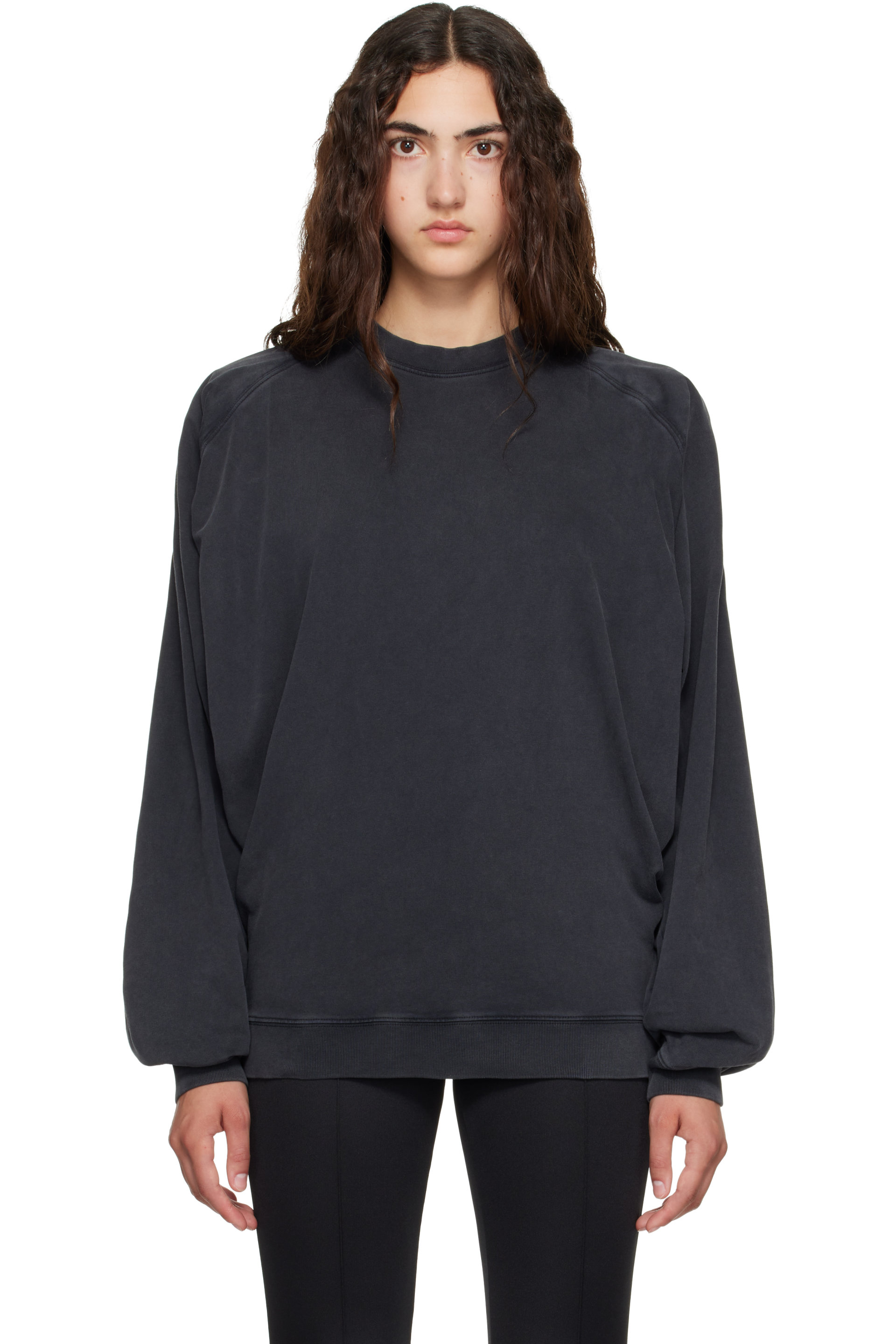 Mugler - Black Bat Long Sleeve T-shirt