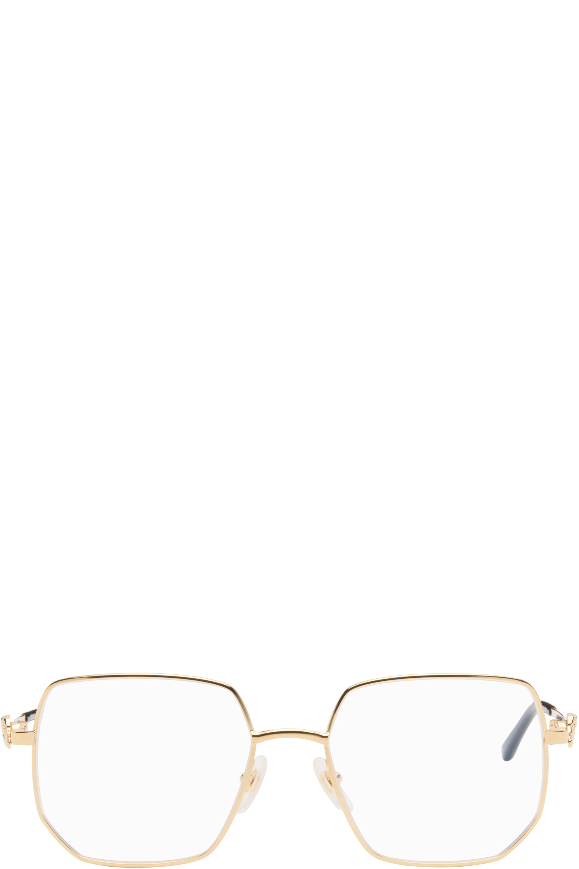 Cartier - Gold 'Panthère de Cartier' Squared Glasses