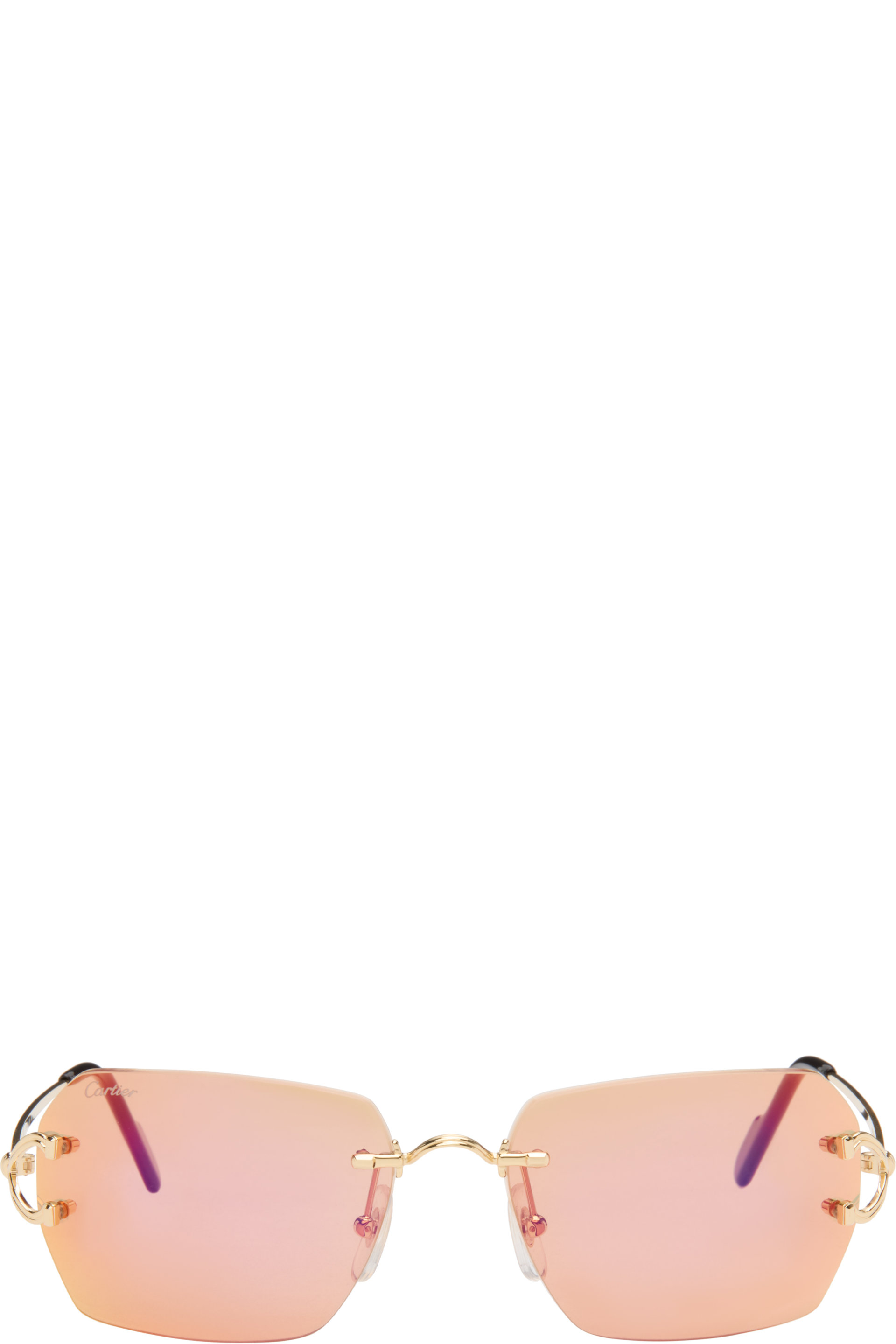 Cartier - Gold Classic C Motif Sunglasses