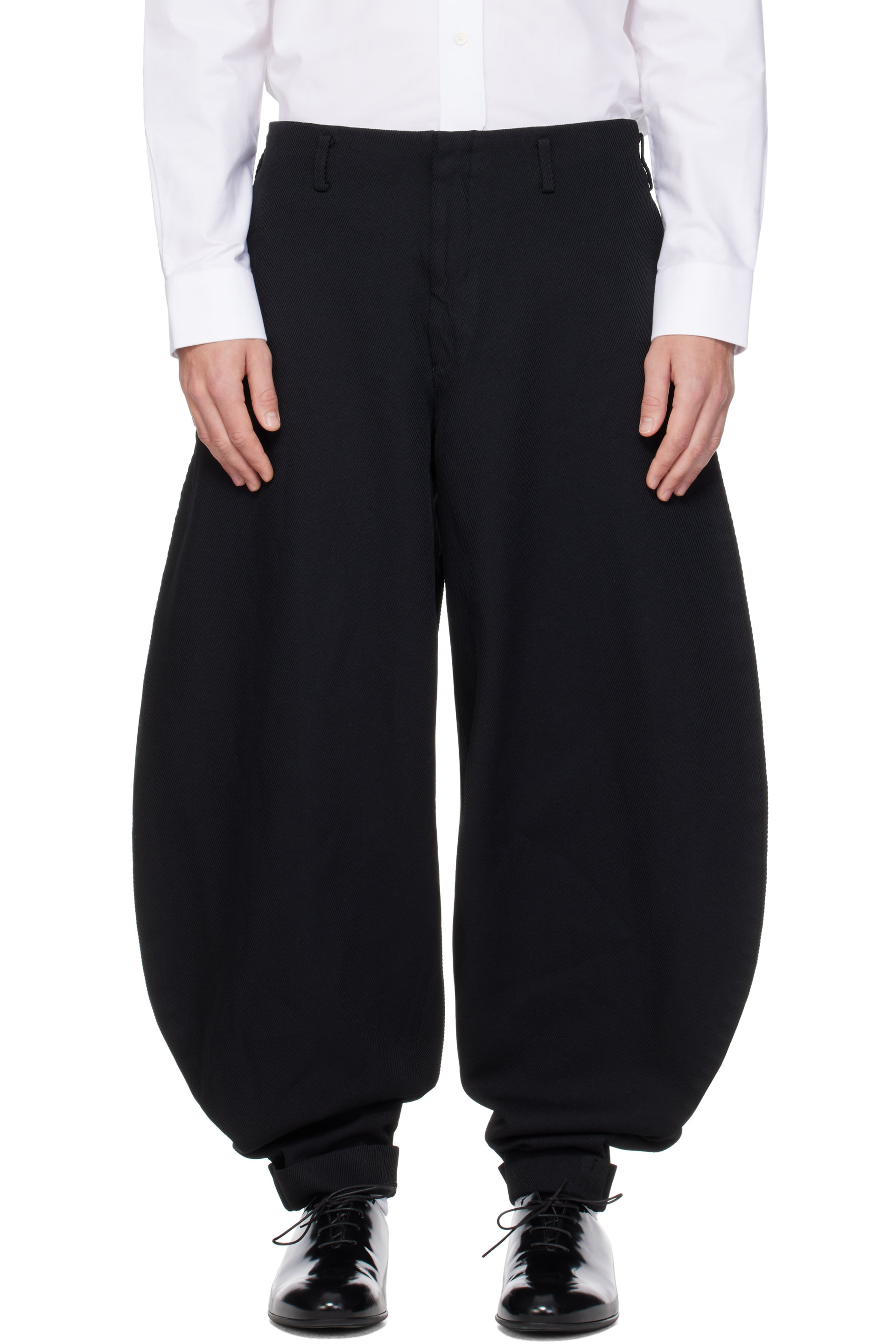 Comme des Garçons Homme Plus - Black Heavy Kersey Trousers