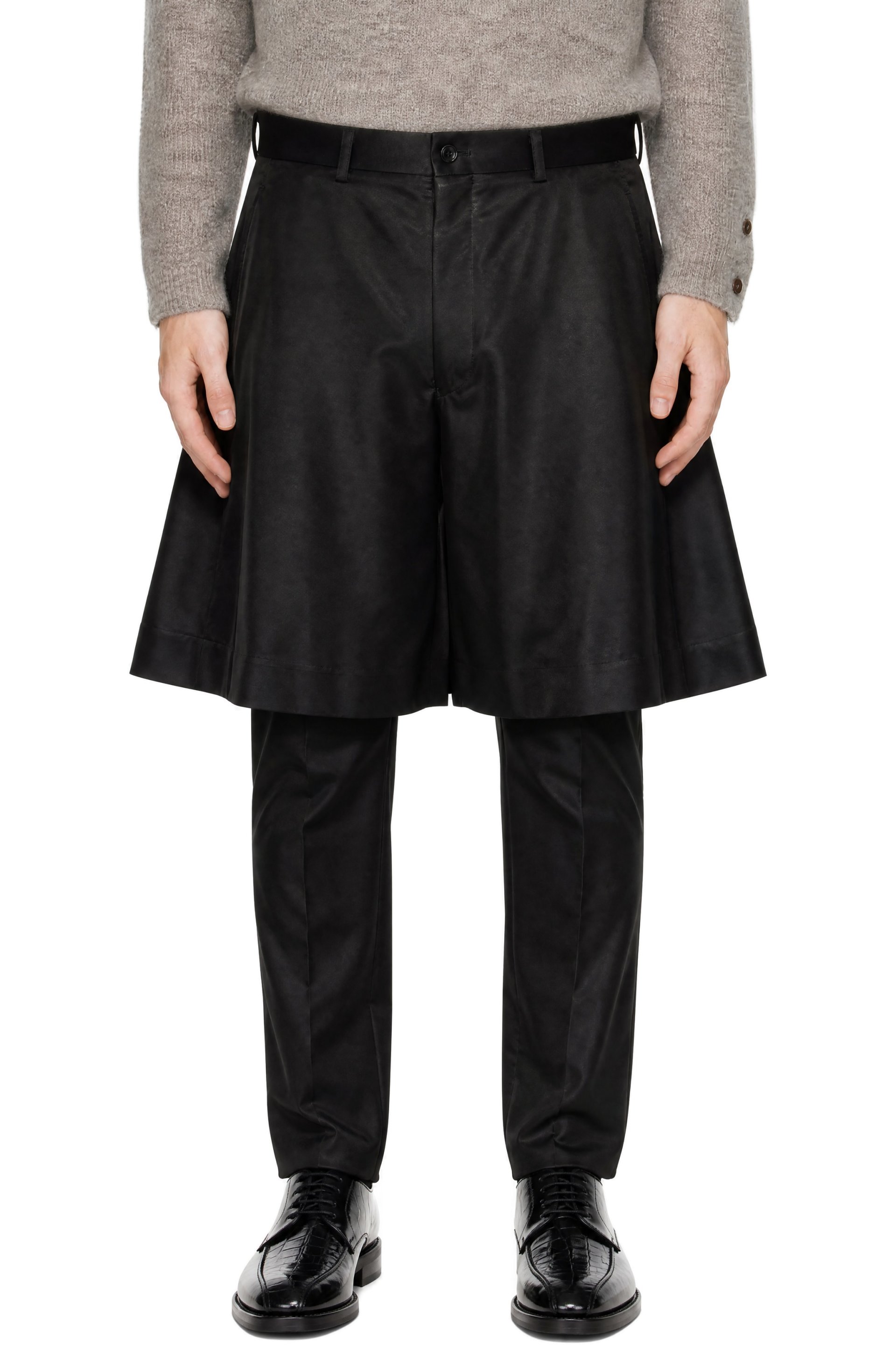Comme des Garçons Homme Plus - Black Blight Satin Trousers