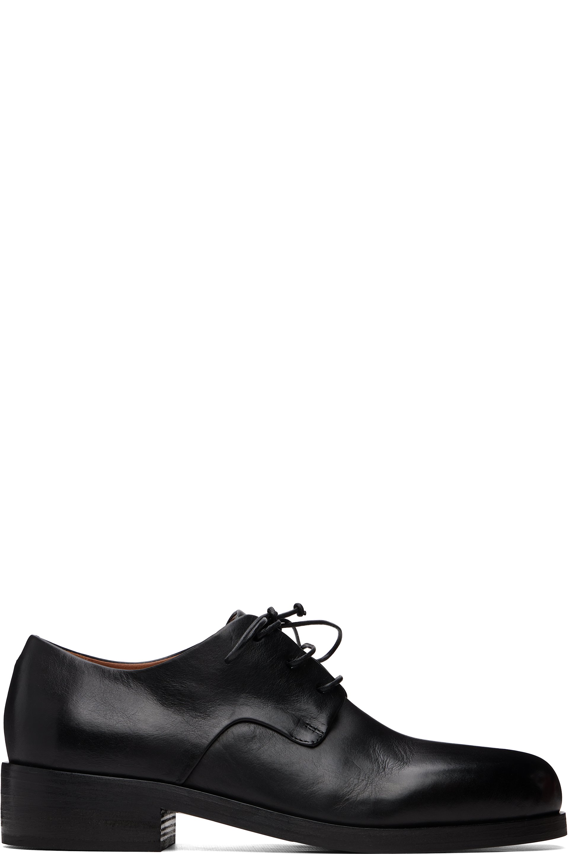 Marsèll - Black Gnocco Soft Pebbled Leather Derbys