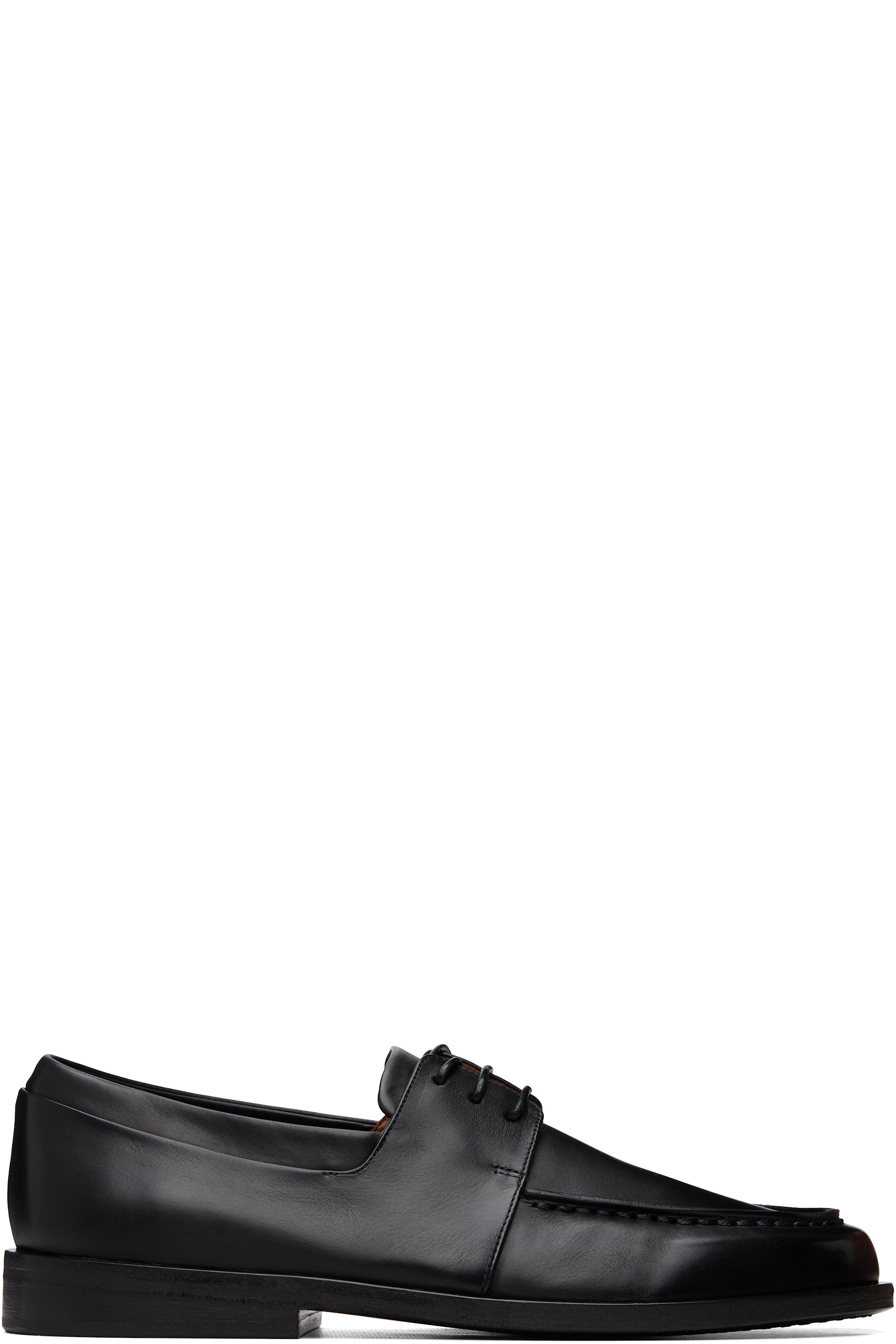 Marsèll - Black Mocasso Leather Derbys