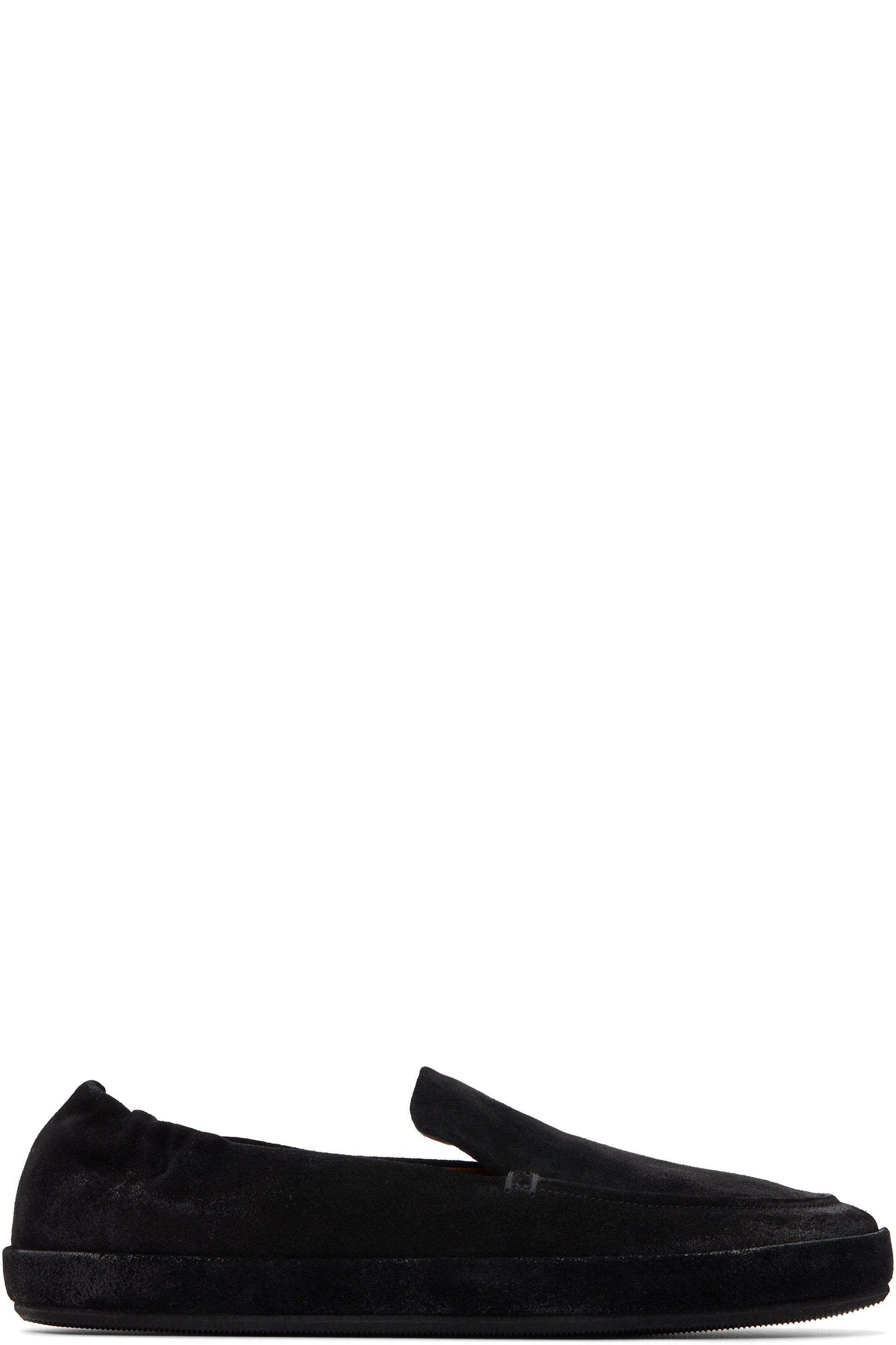 Marsèll - Black Scatopelle Suede Loafers