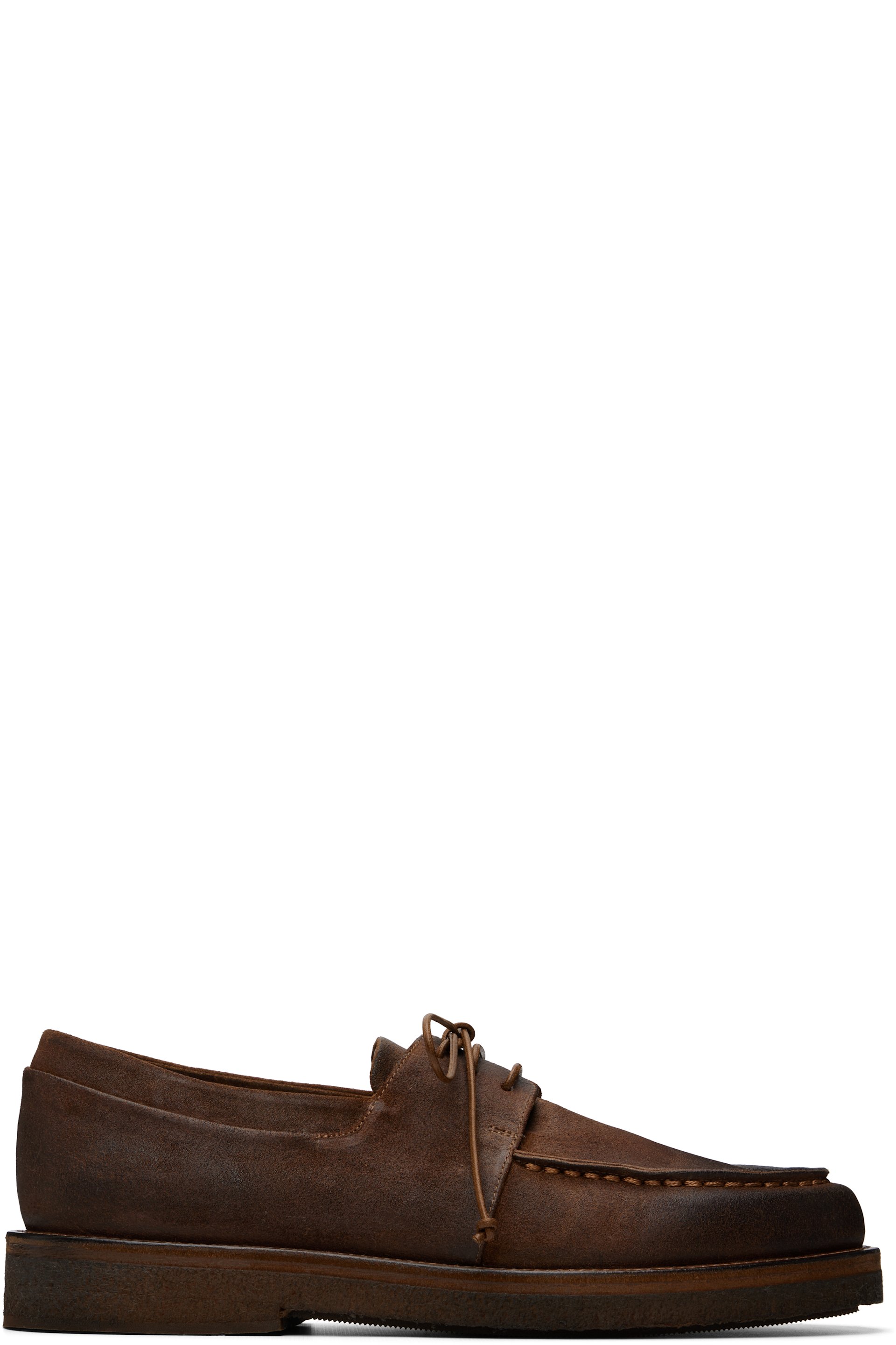 Marsèll - Brown Moccar Leather Oxfords