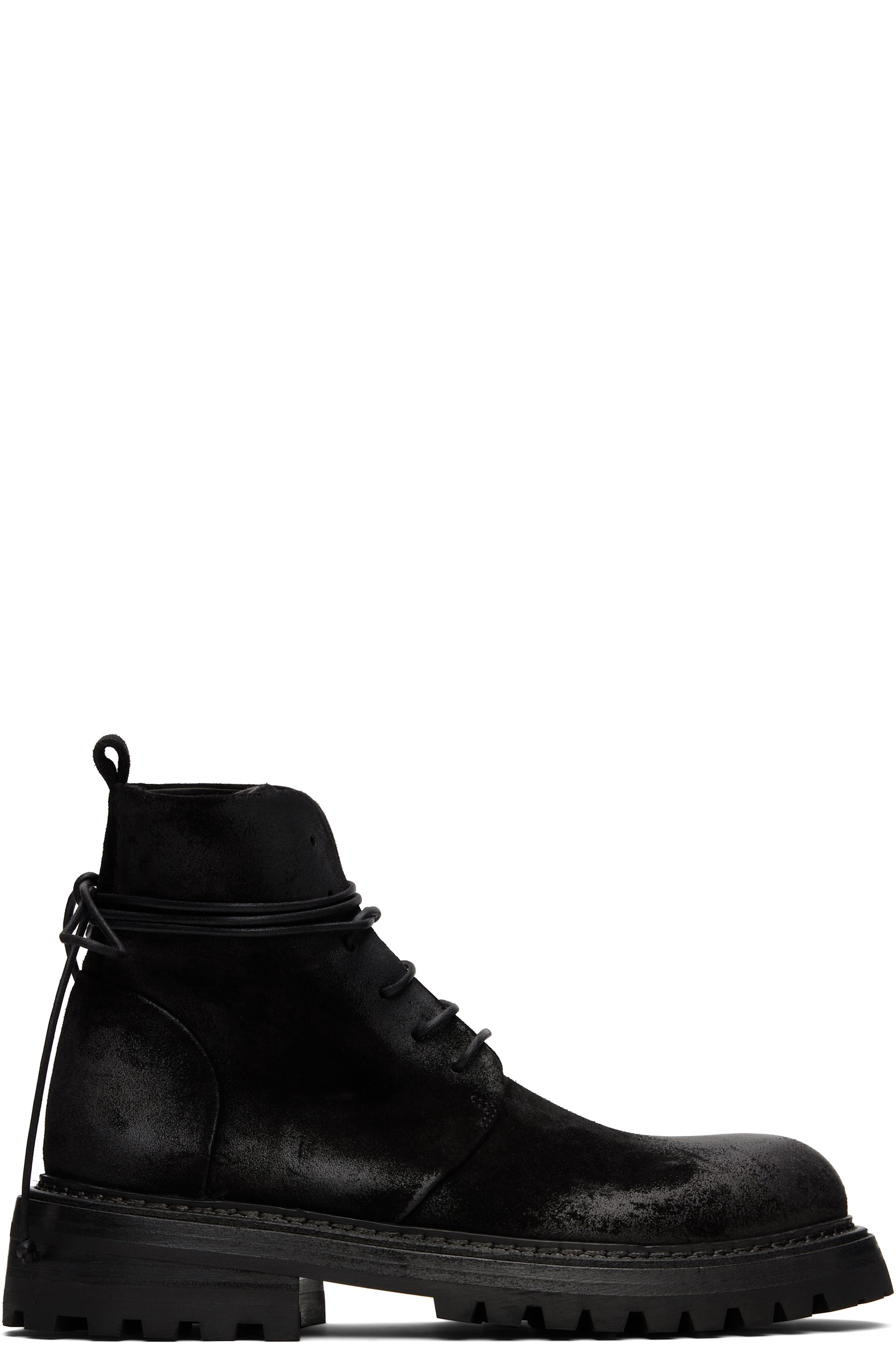 Marsèll - Black Carraucola Reversed Leather Boots