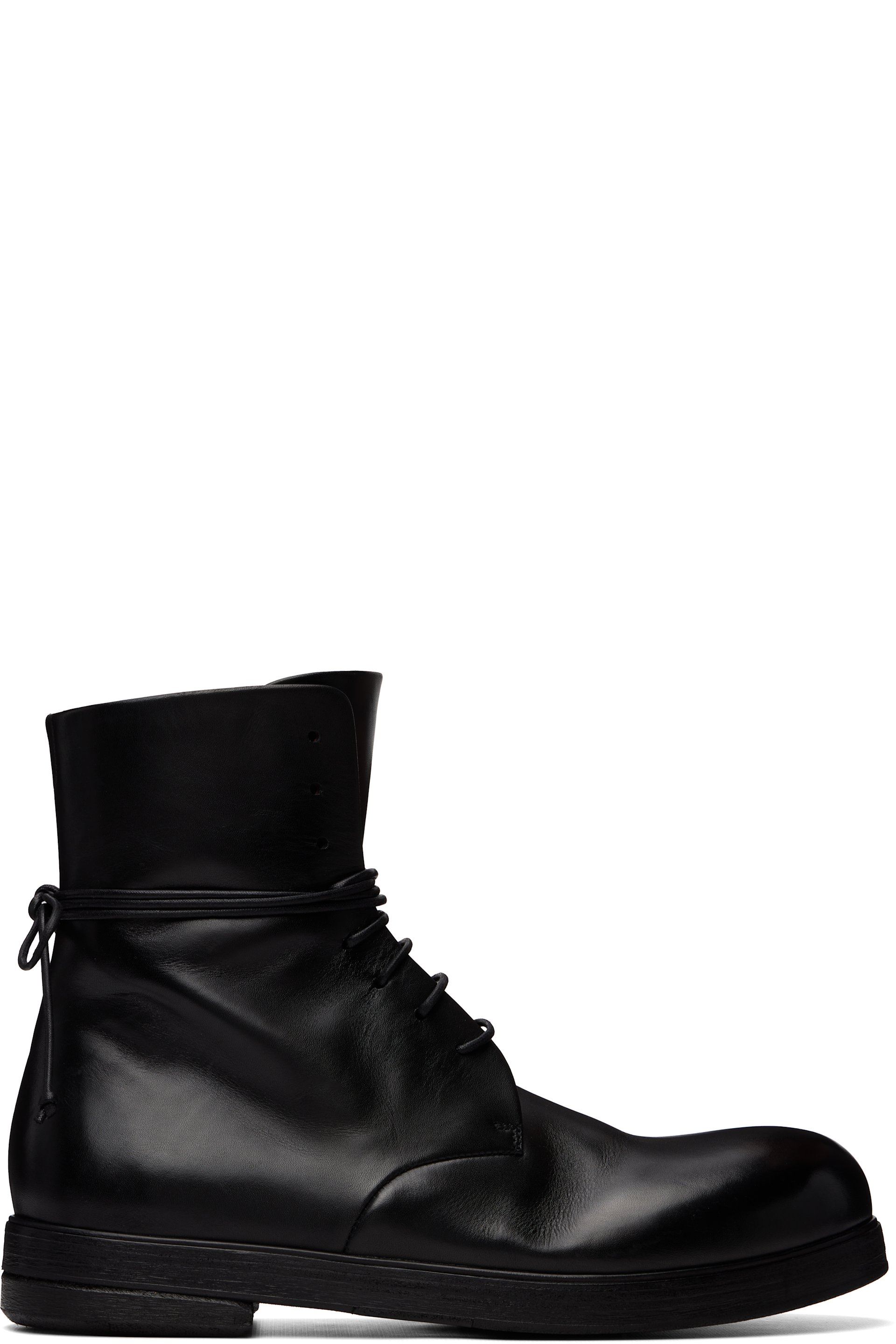 Marsèll - Black Zucca Zeppa Combat Boots