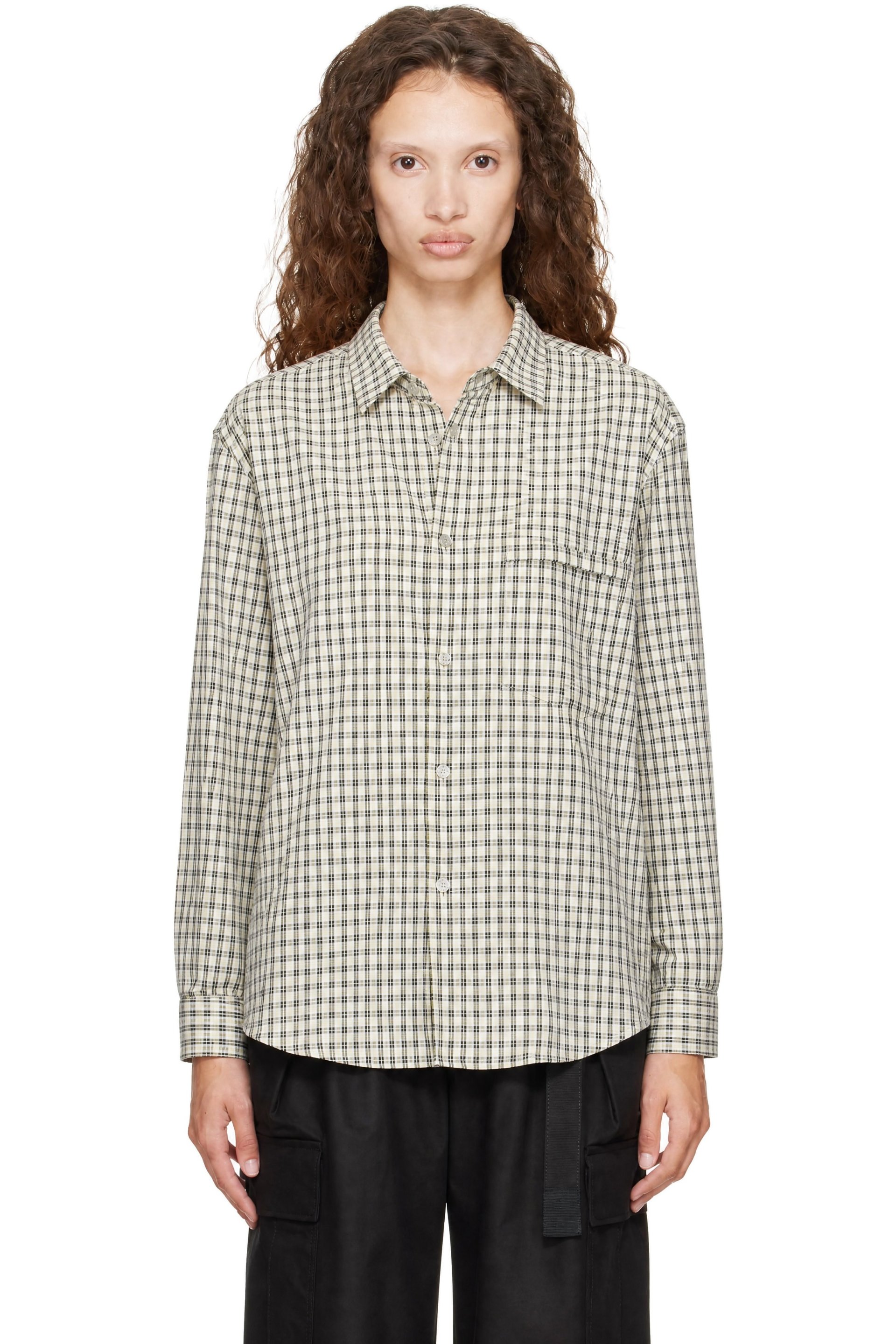 POST ARCHIVE FACTION (PAF) - Gray & Yellow Archive Shirt