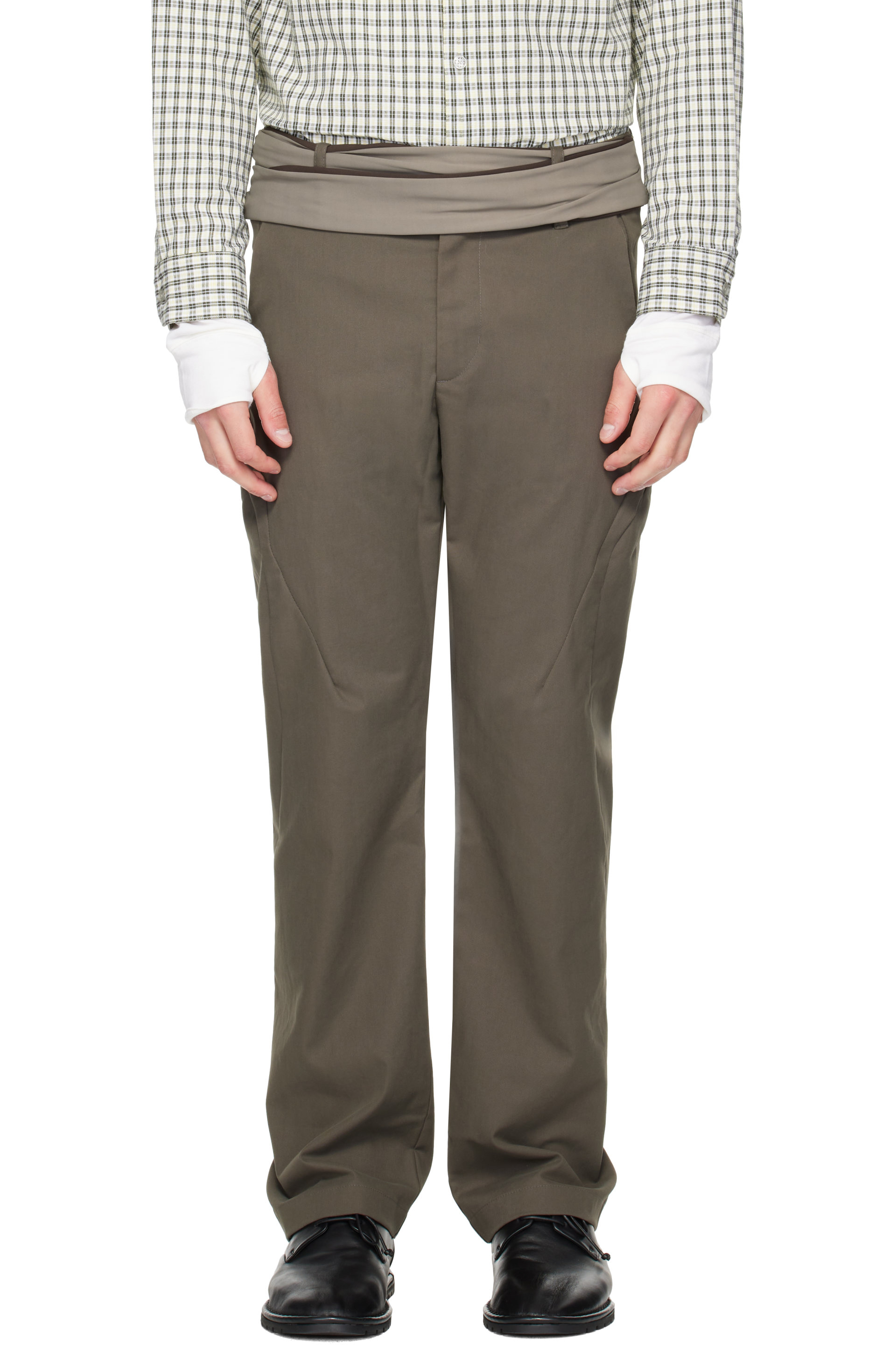 POST ARCHIVE FACTION (PAF) - Khaki Climber Trousers