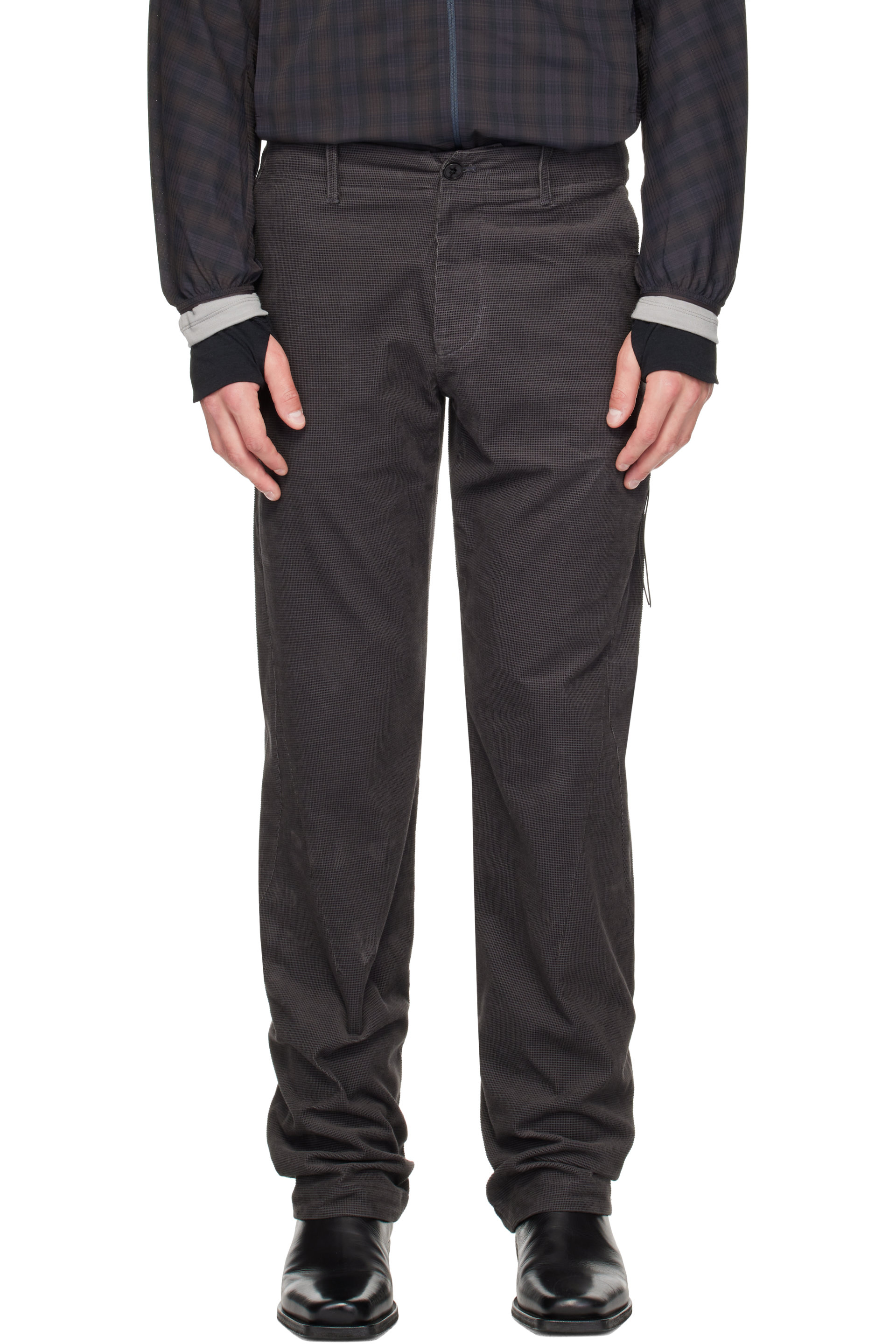 POST ARCHIVE FACTION (PAF) - Gray Stream Trousers