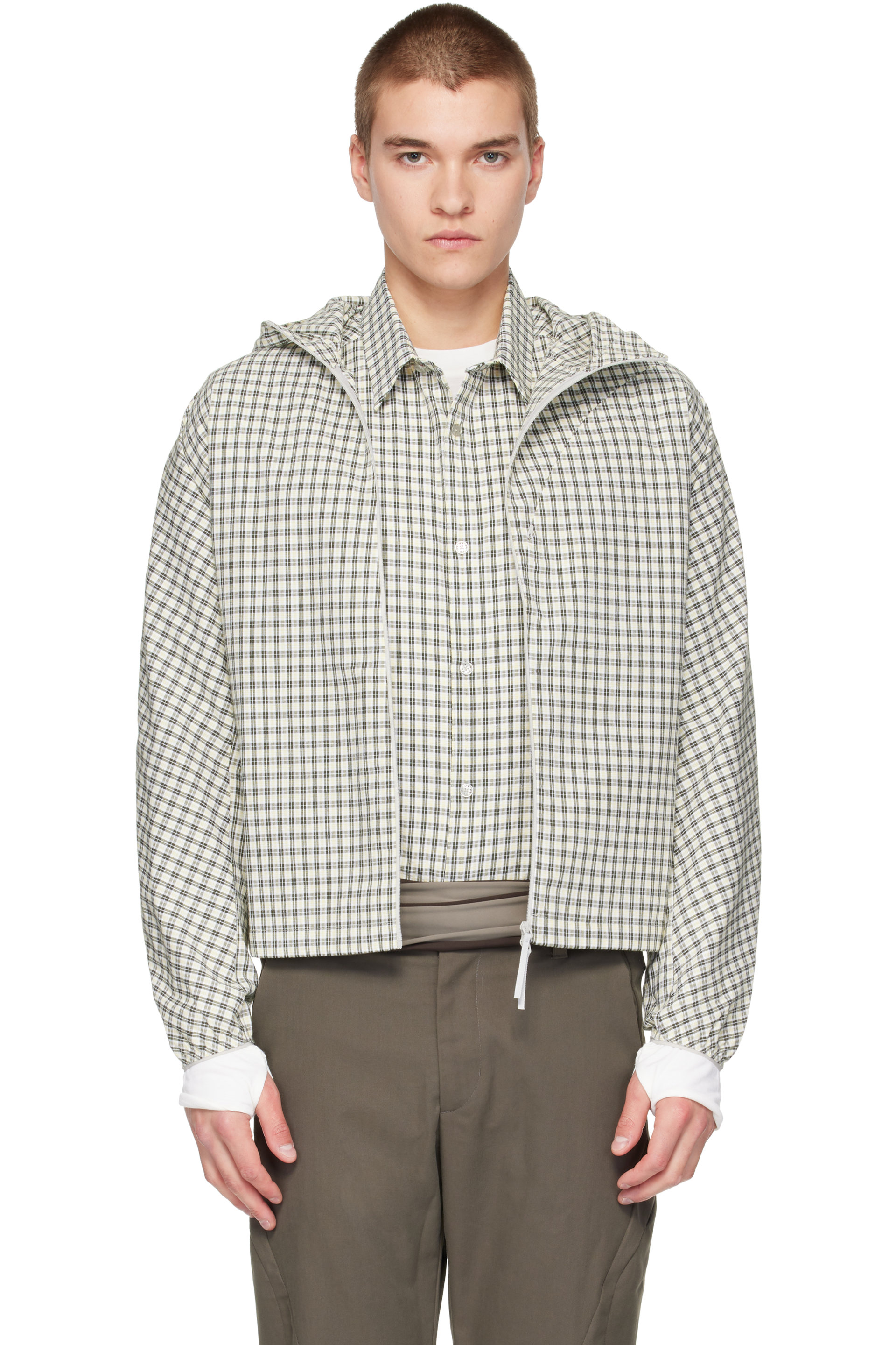POST ARCHIVE FACTION (PAF) - Yellow & Green Runner Jacket