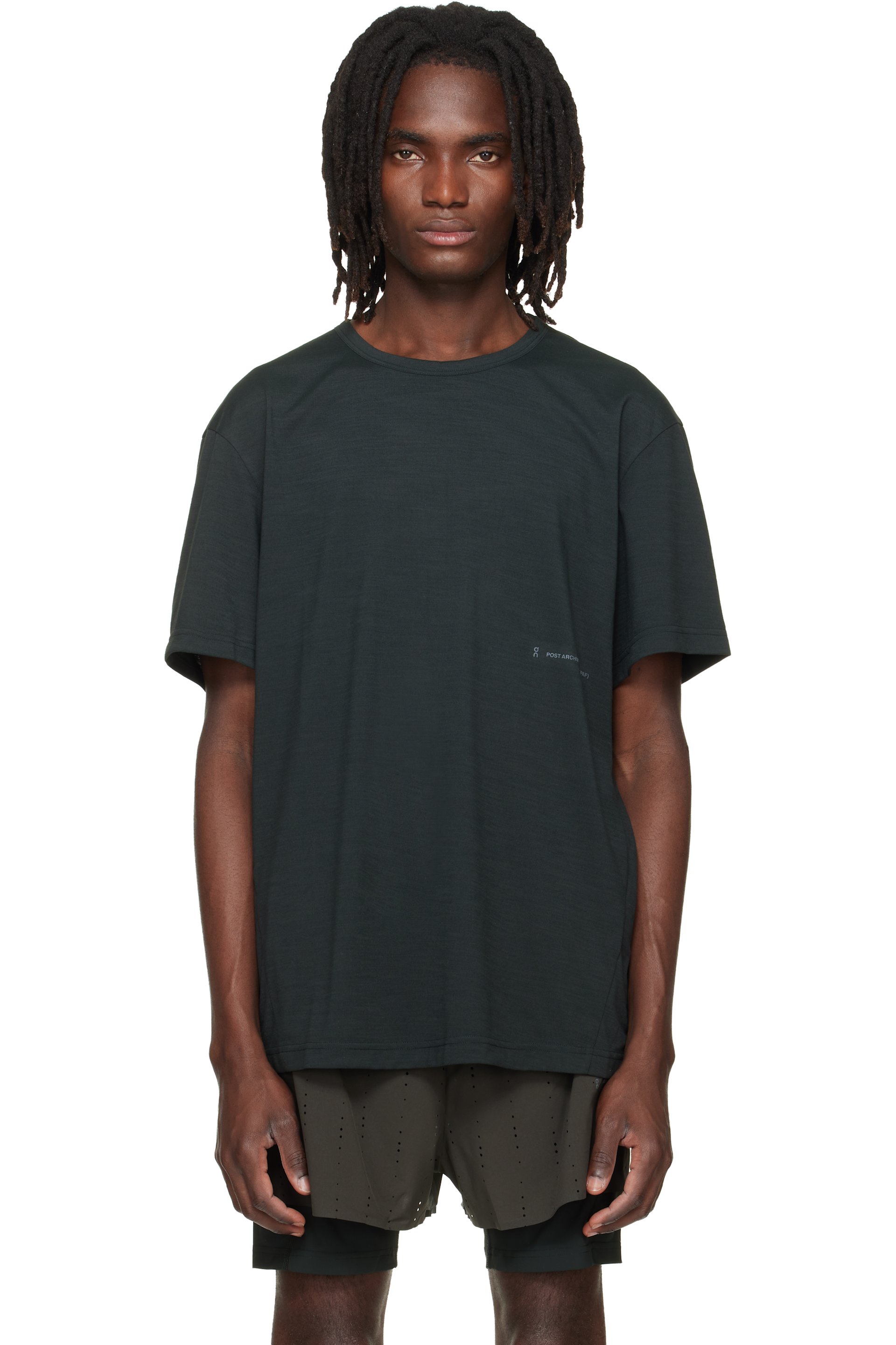 POST ARCHIVE FACTION (PAF) - Black On Edition Running T-shirt