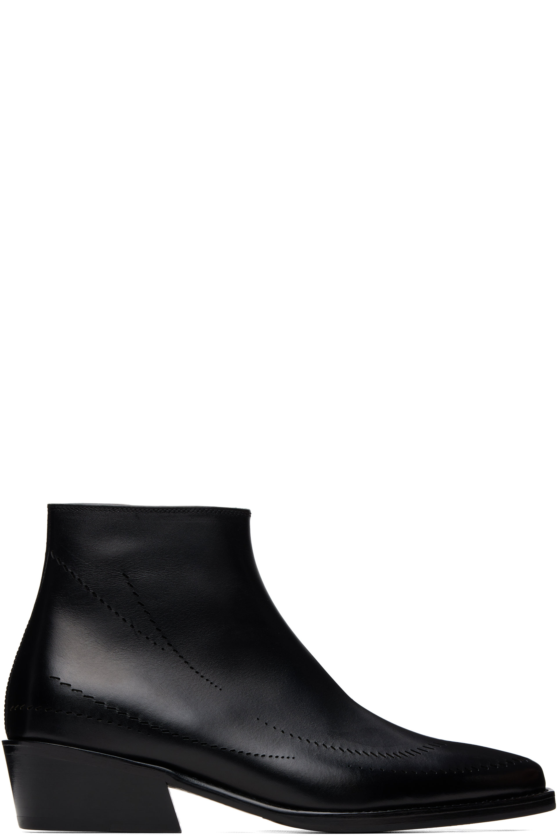 POST ARCHIVE FACTION (PAF) - Black Breath Chelsea Boots