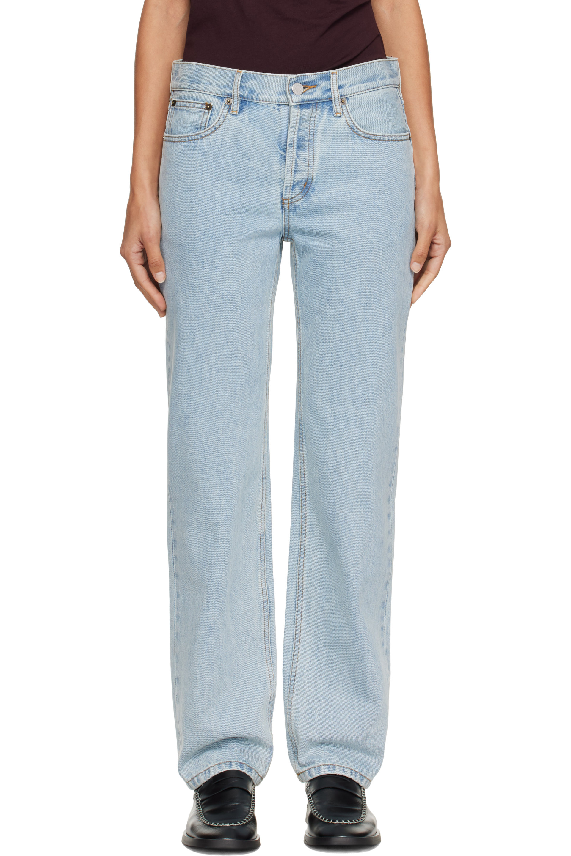 Still Here - Blue Straight-Leg Life Jeans