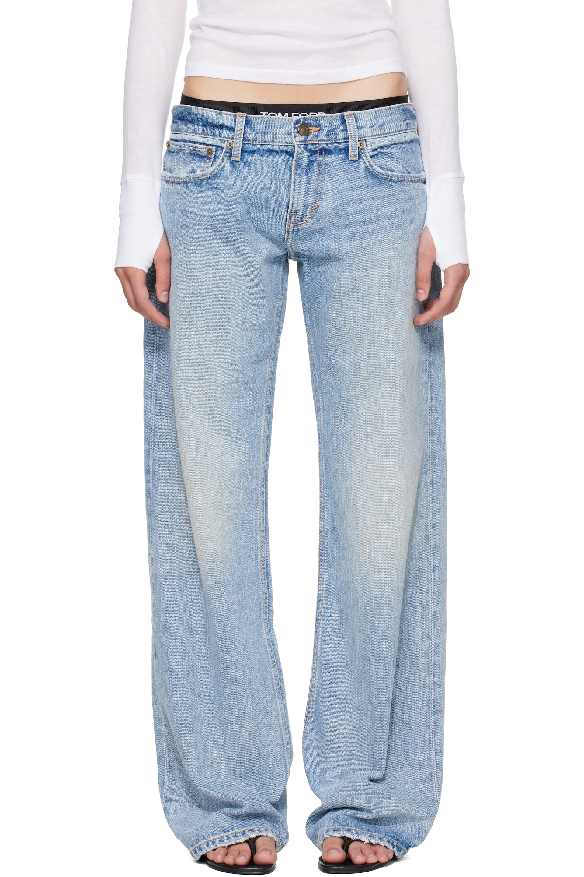 Raimundo Langlois - Blue Bootcut Jeans
