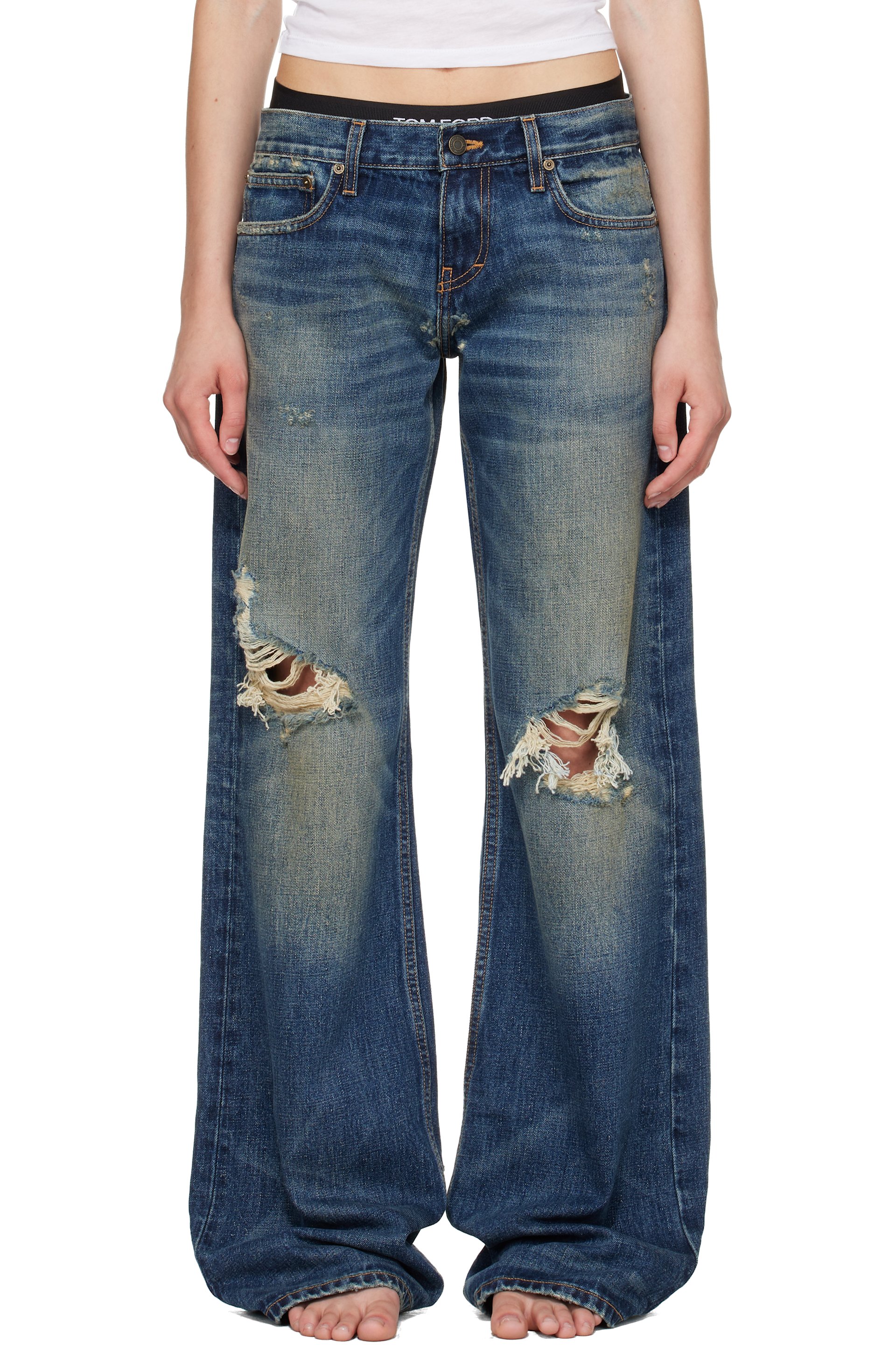 Raimundo Langlois - Indigo Bootcut Jeans