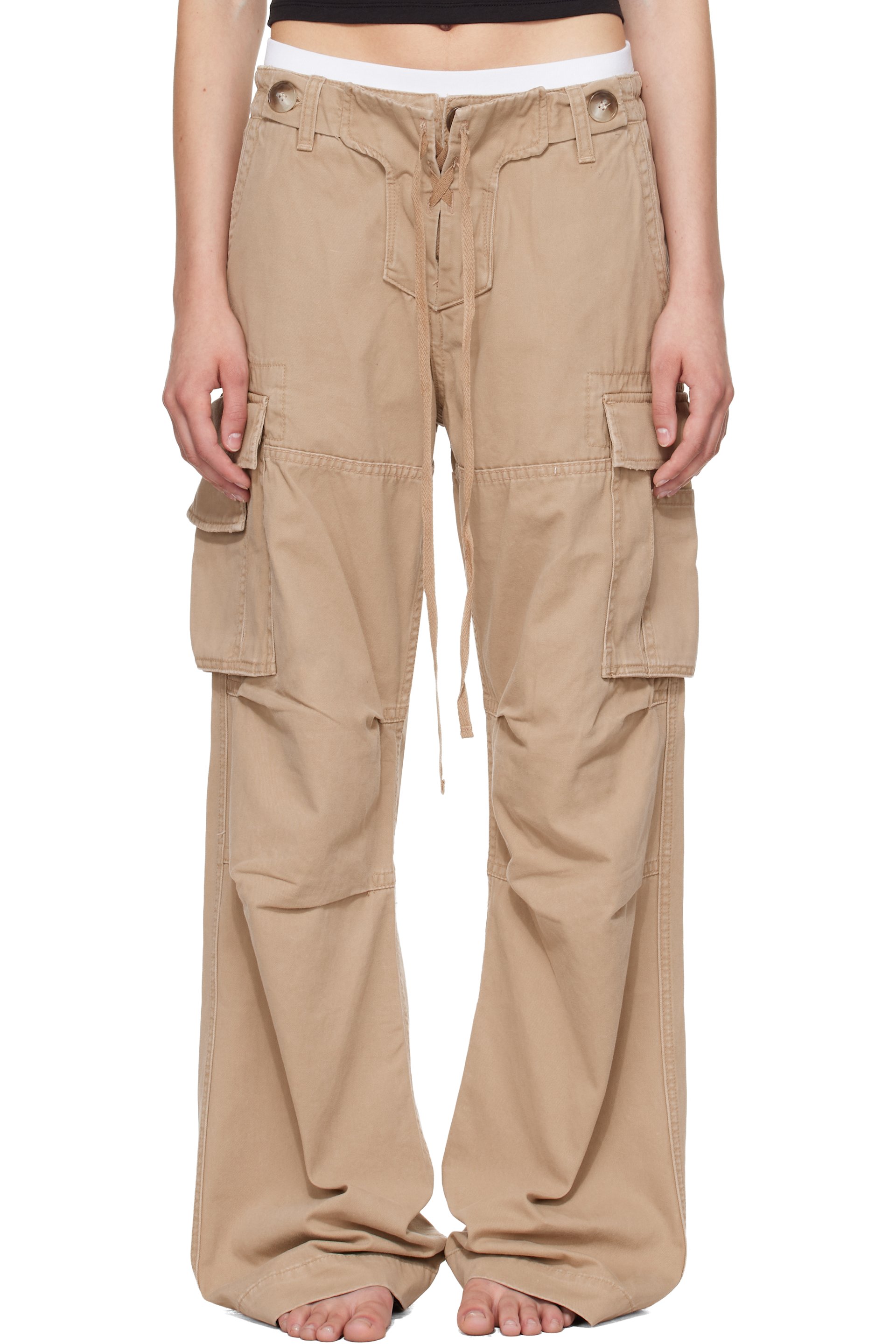 Raimundo Langlois - Beige Double Fly Cargo Pants