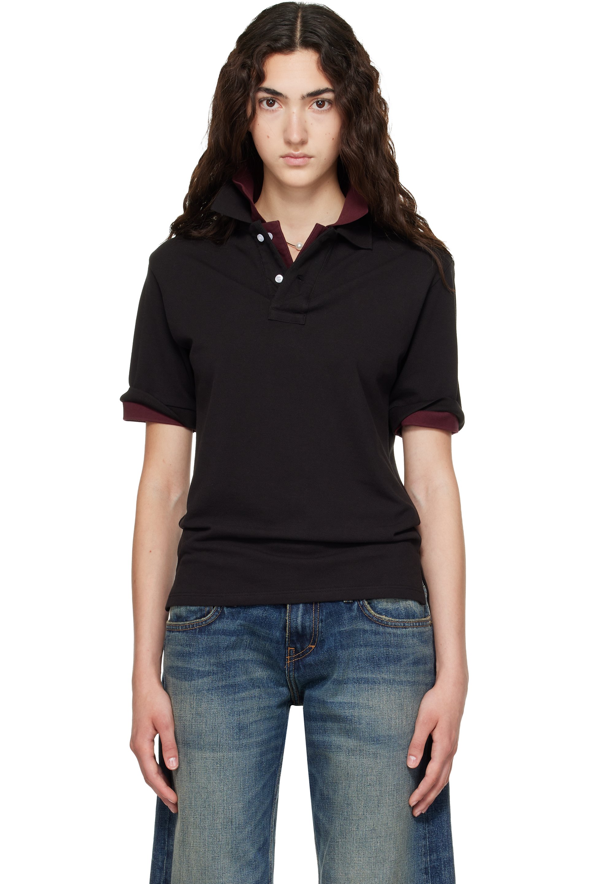 Raimundo Langlois - Black Layered Polo