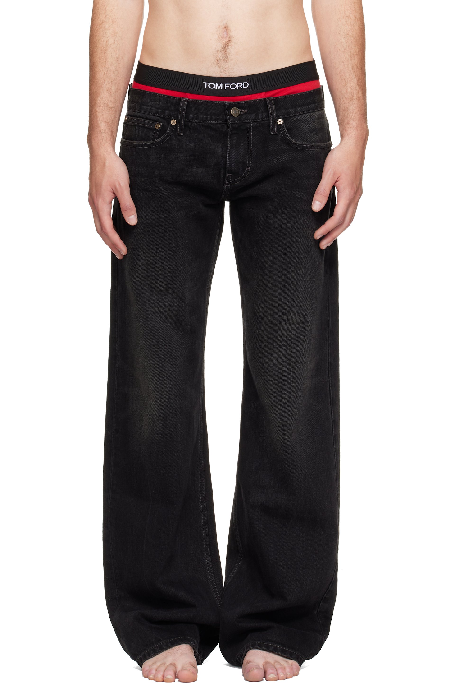 Raimundo Langlois - Black Bootcut Jeans