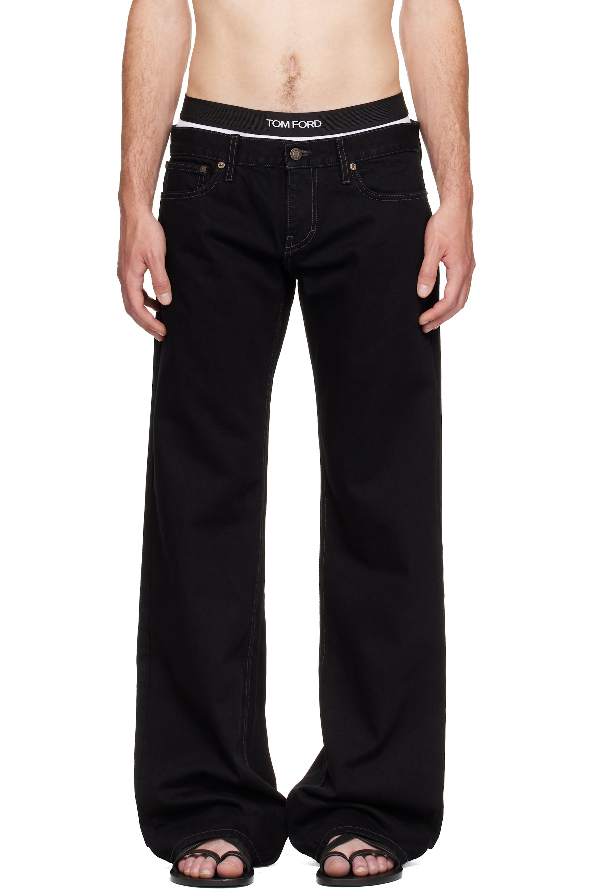 Raimundo Langlois - Black Bootcut Jeans