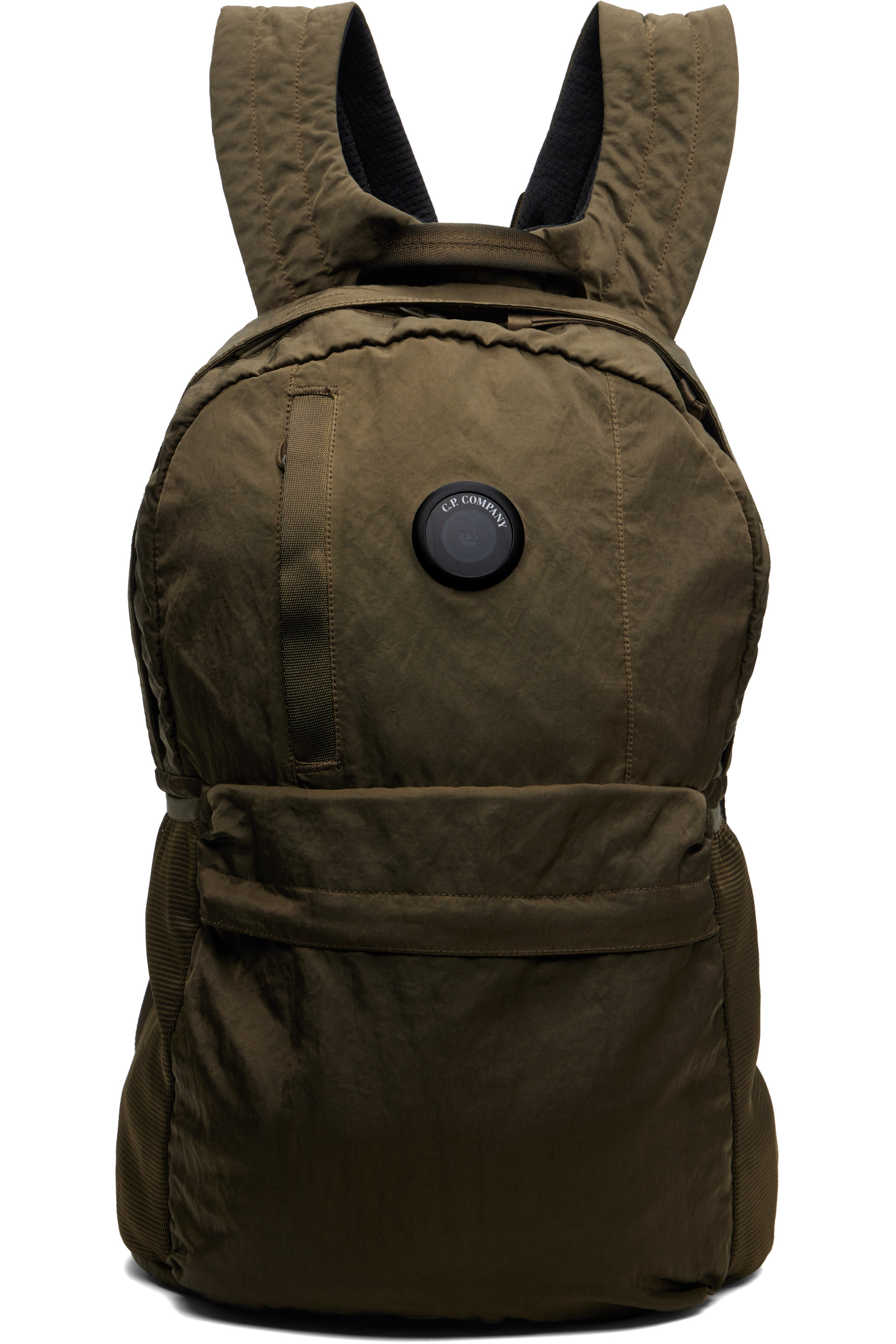 C.P. Company - Khaki Nylon B Lens Backpack