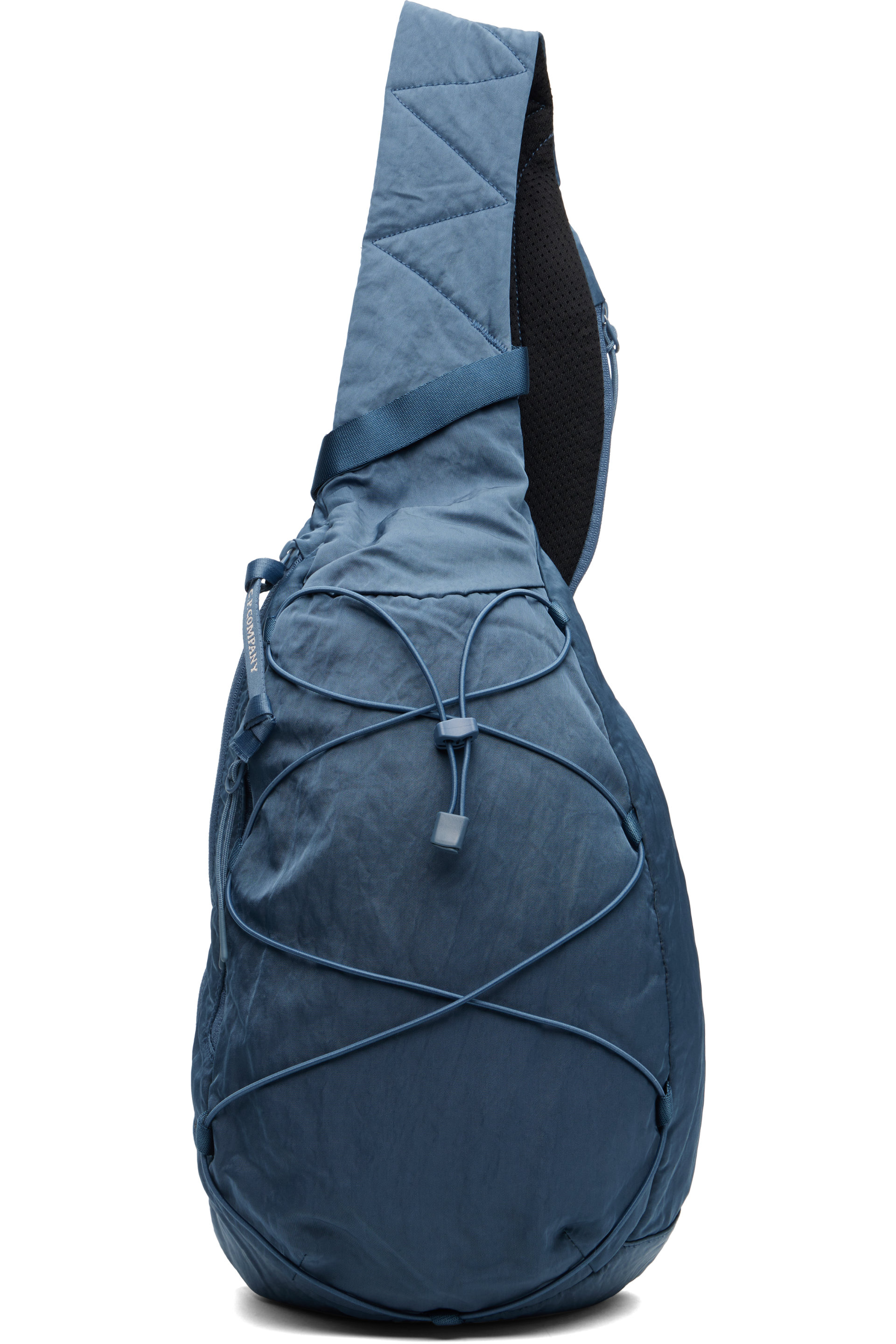 C.P. Company - Blue Nylon B Lens Crossbody Rucksack