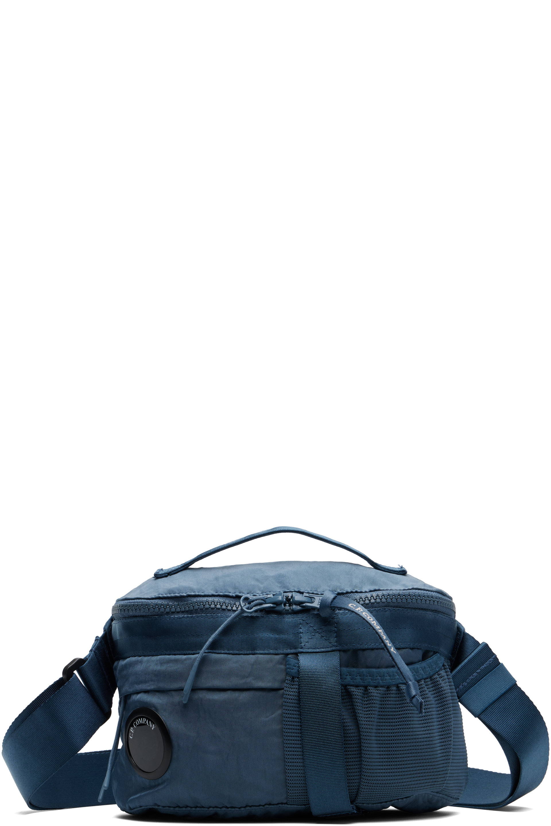 C.P. Company - Blue Nylon B Lens Mini Waist Pouch