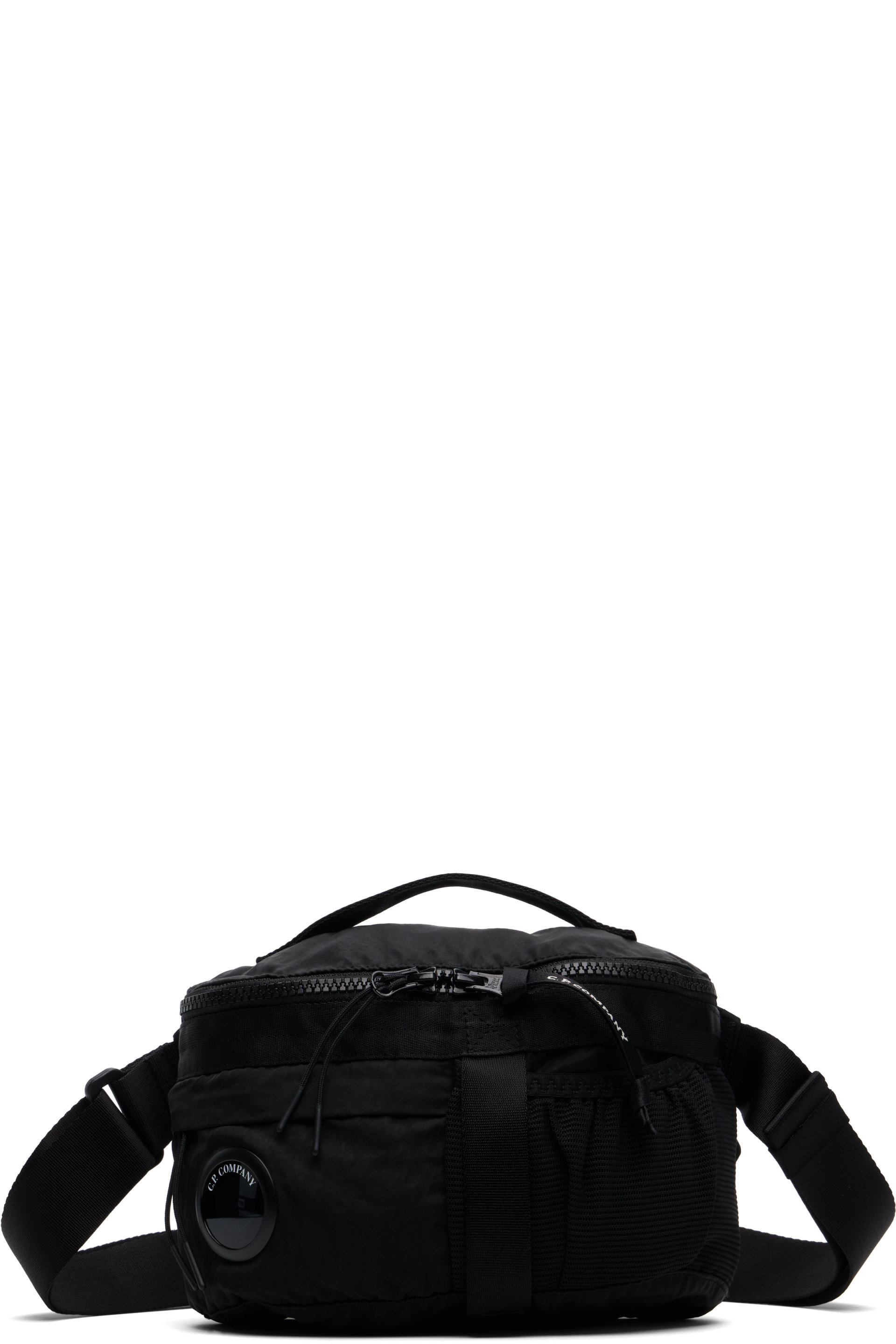 C.P. Company - Black Nylon B Lens Mini Waist Pouch