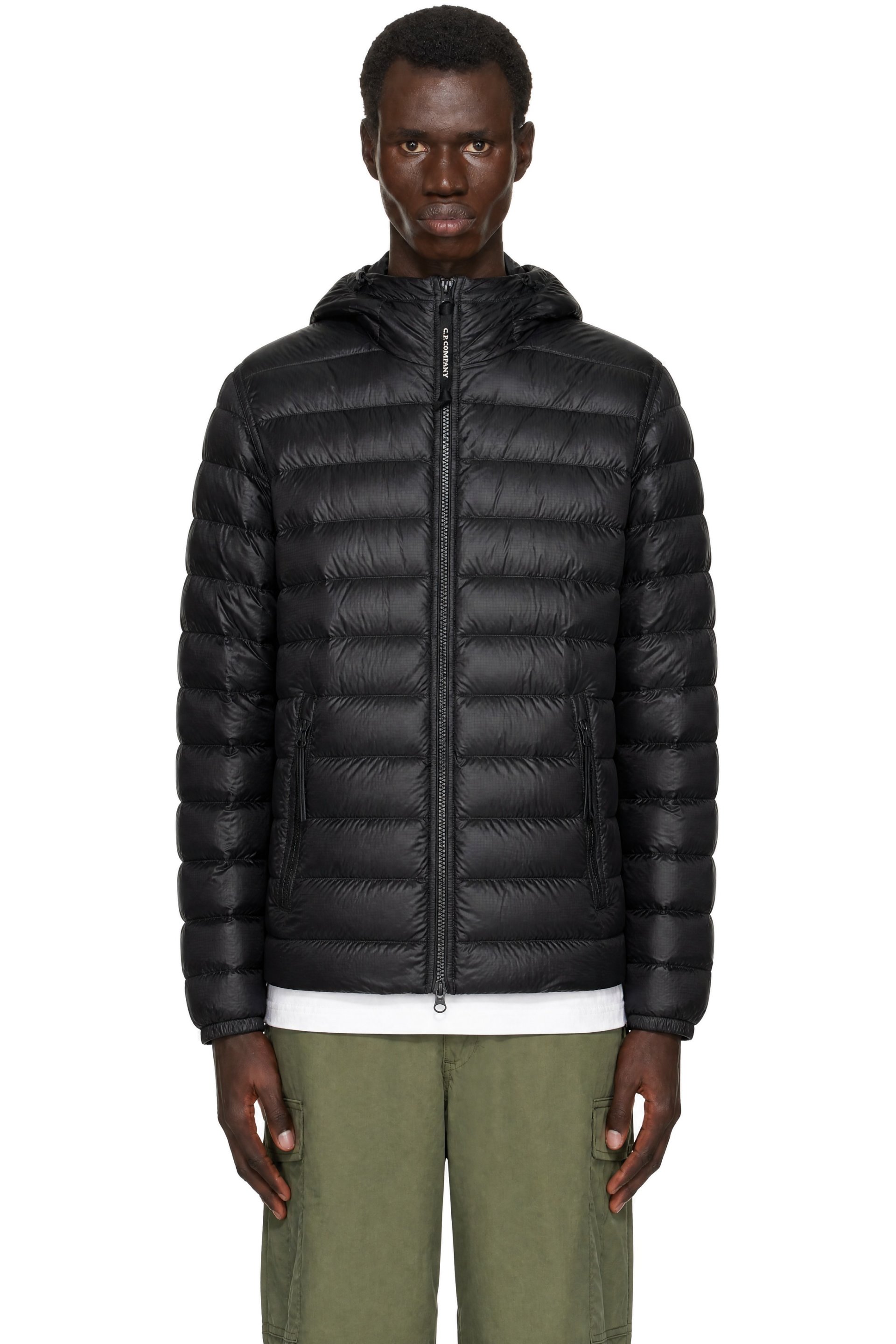 C.P. Company - Black D.D. Shell Goggle Down Jacket