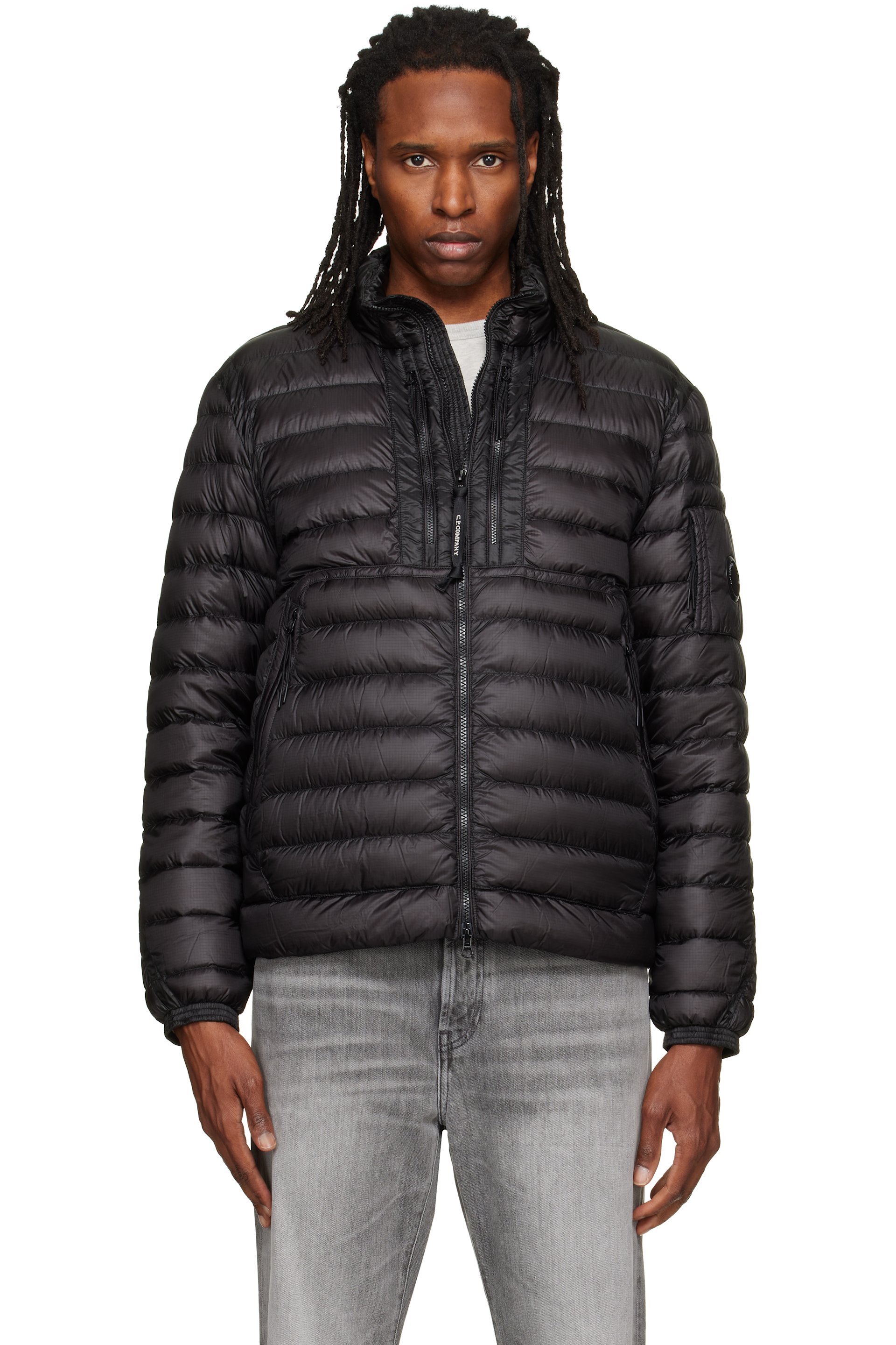 C.P. Company - Black D.D. Shell Lens Down Jacket