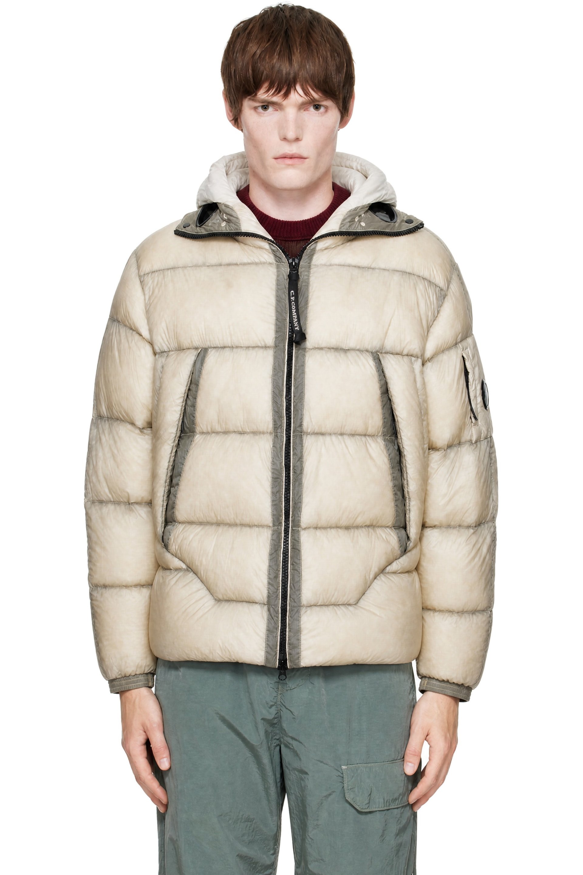C.P. Company - Off-White D.D. Shell Explorer Lens Down Jacket