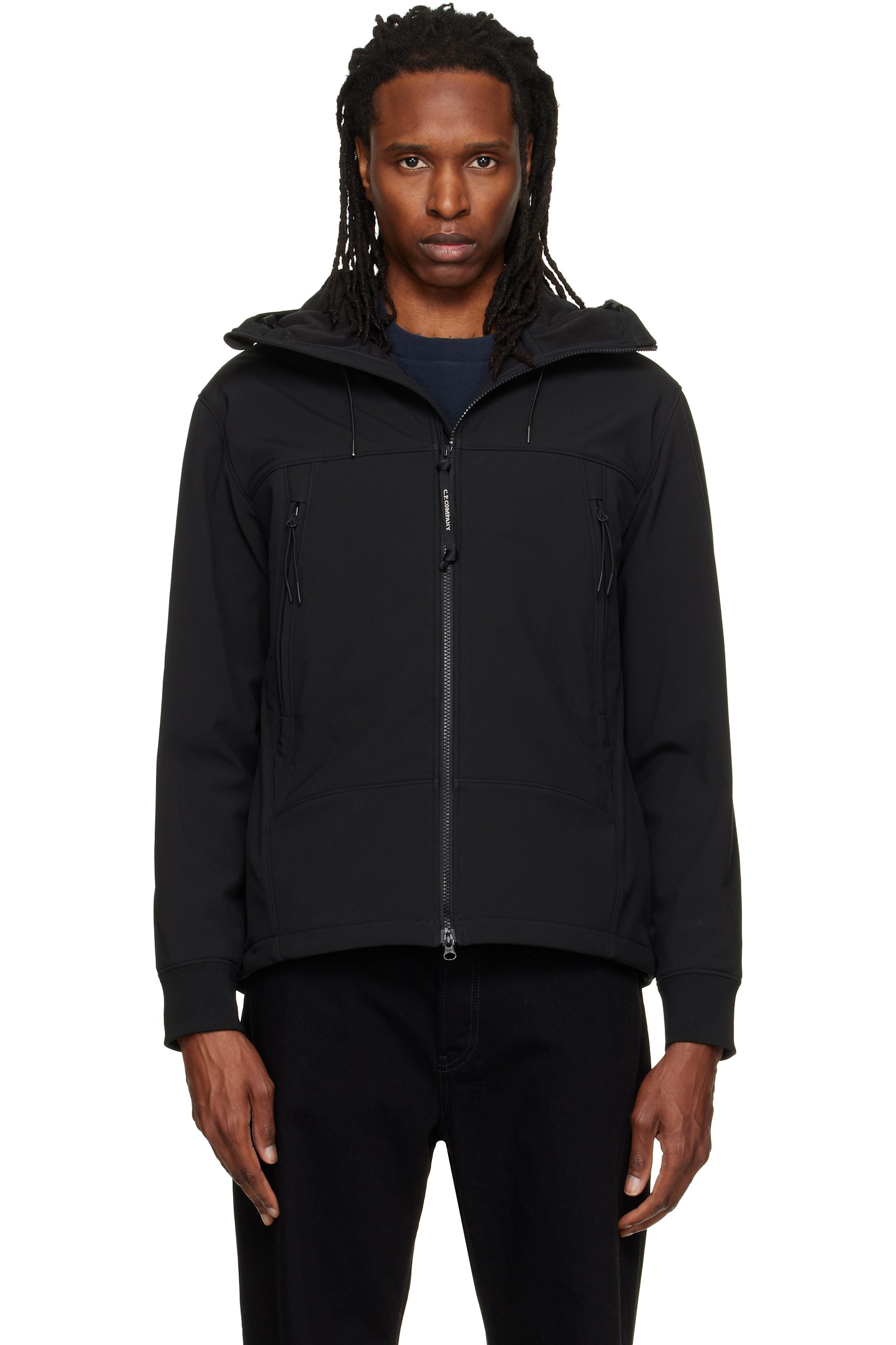 C.P. Company - Black C.P. Shell-R Goggle Jacket